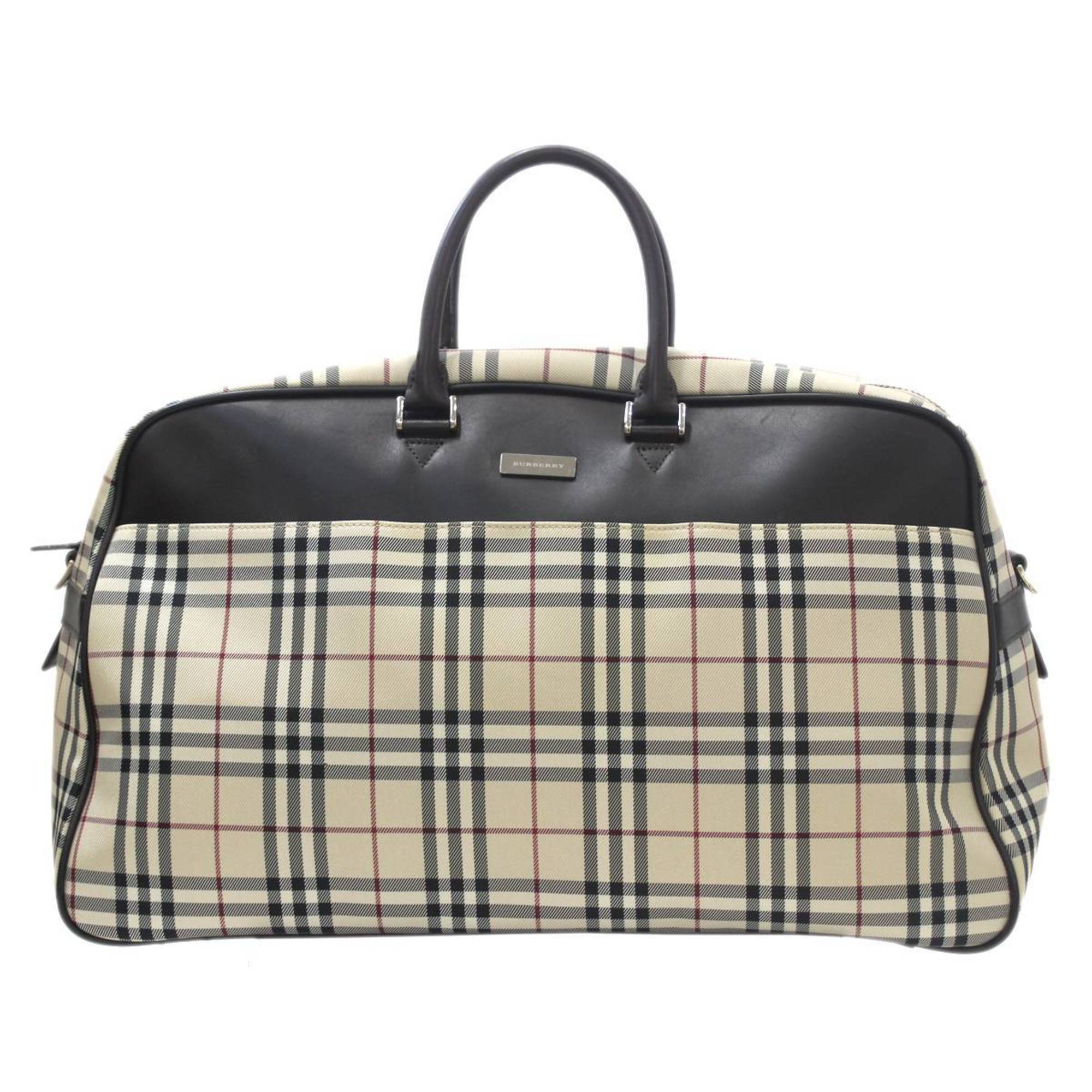 Burberry Beige Boston Bag (Pre-Owned)