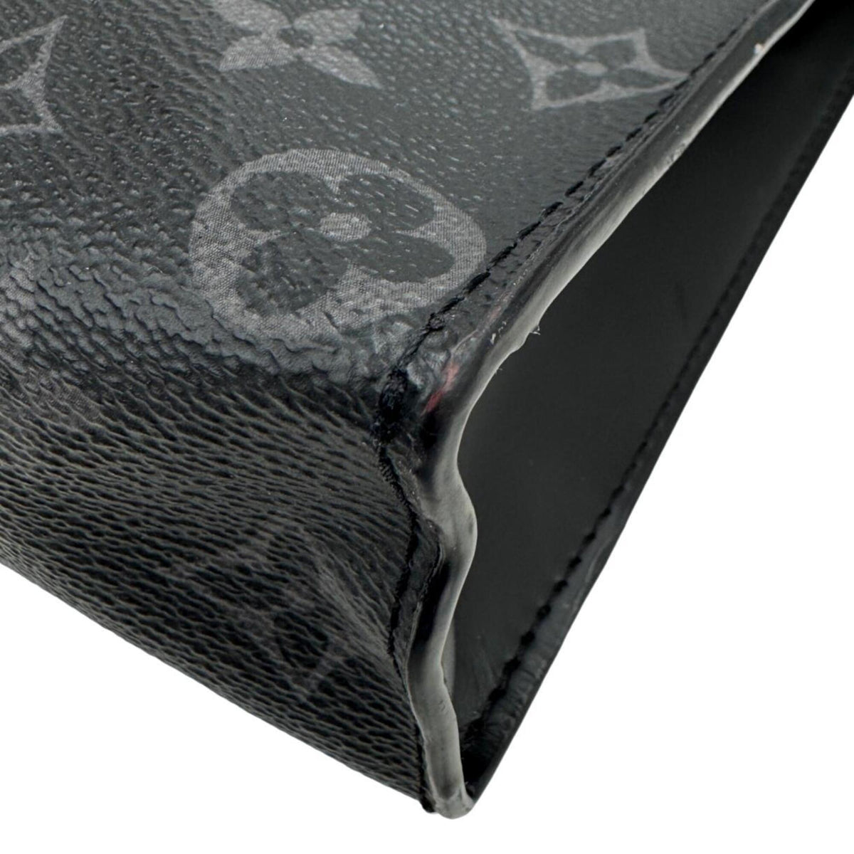 Louis Vuitton Black Monogram Eclipse Clutch Bag Pochette (Pre-Owned)