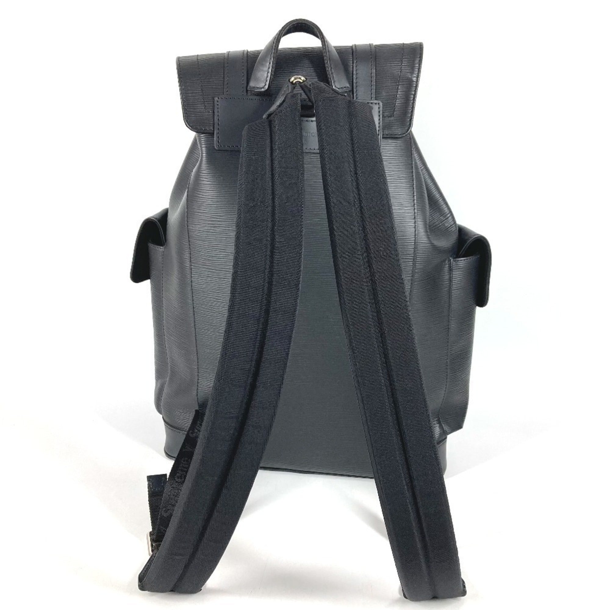 Louis Vuitton Black Noir Epi Leather Backpack (Pre-Owned)