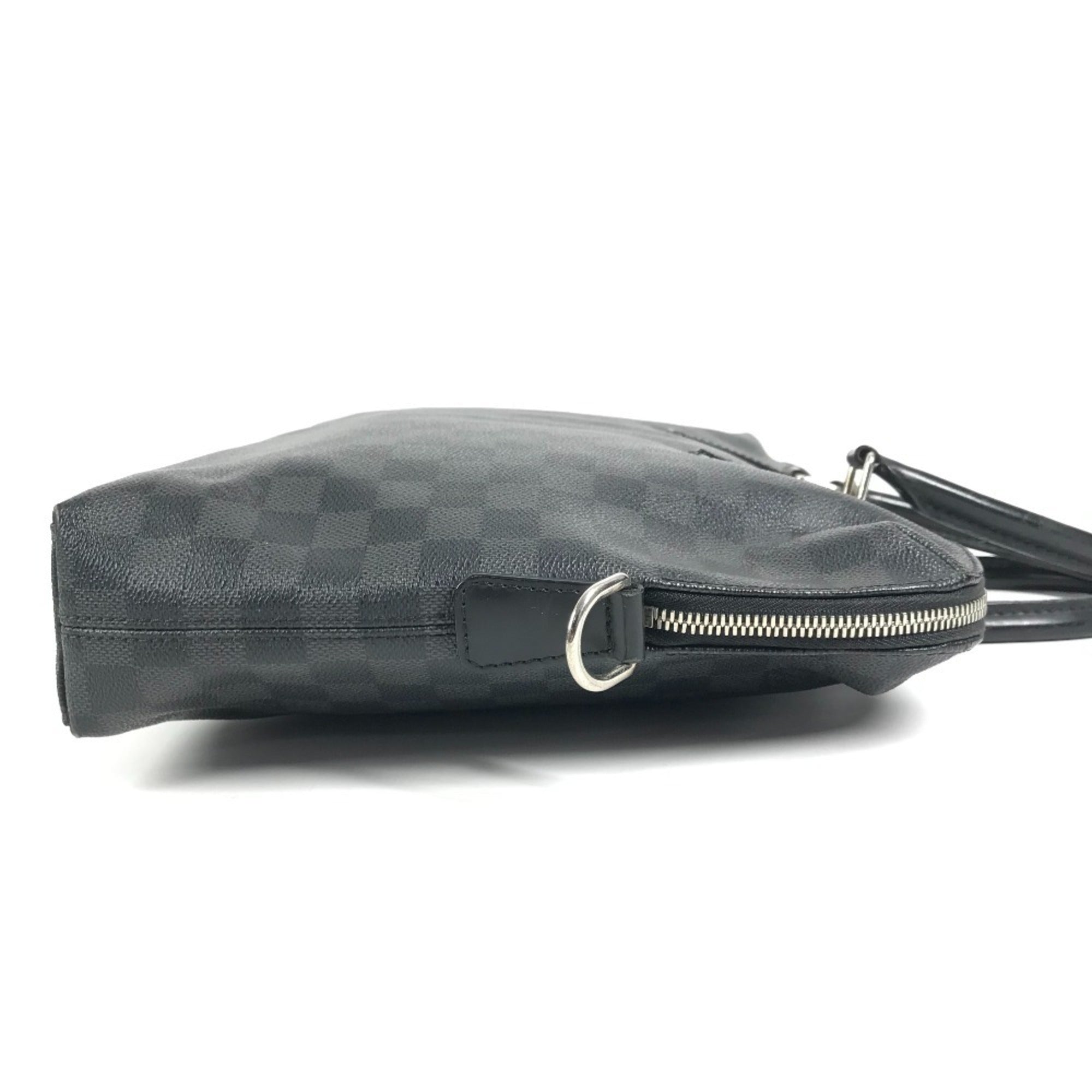 Louis Vuitton Black Damier Graphite Briefcase Handbag (Pre-Owned)