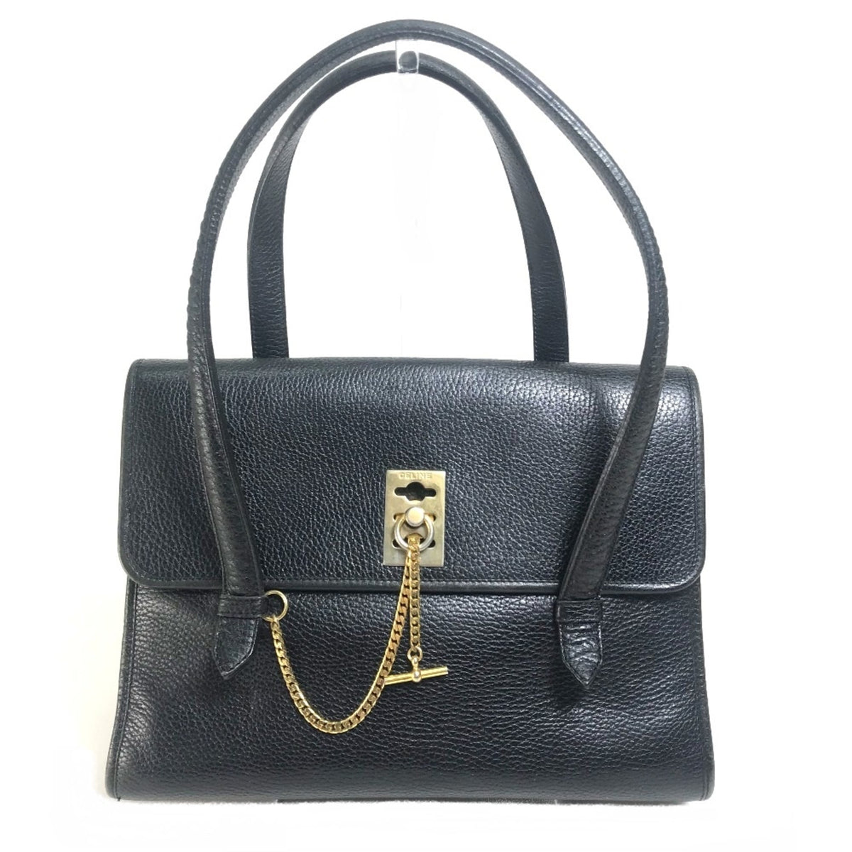 Celine Black Leather Handbag (Pre-Owned)