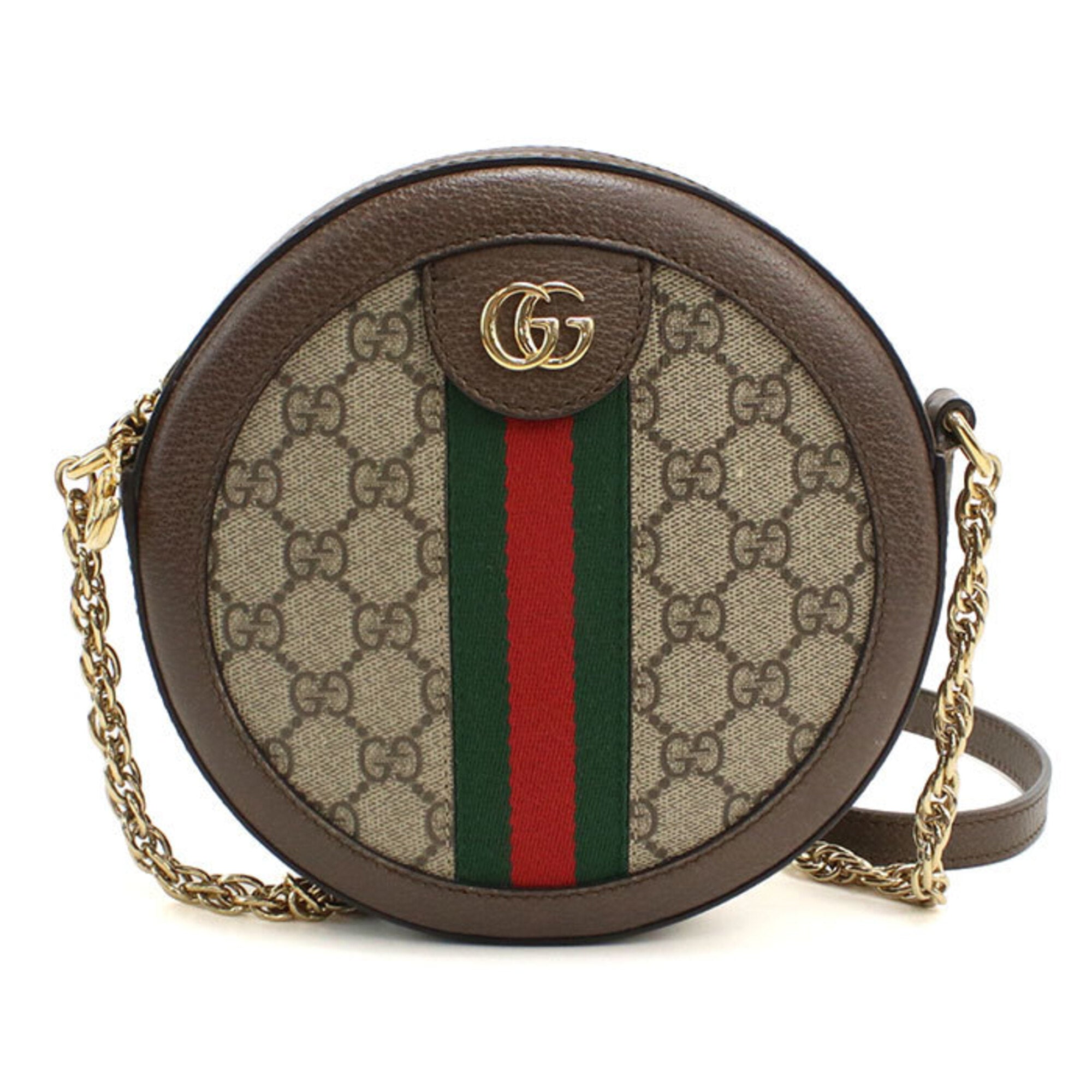 Gucci Beige Pvc Leather Shoulder Bag (Pre-Owned)
