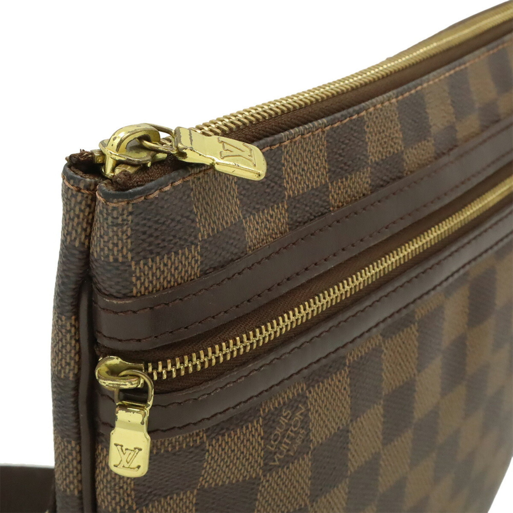 Louis Vuitton Brown Damier Canvas Damier Canvas Pvc Pochette Shoulder Bag (Pre-Owned)