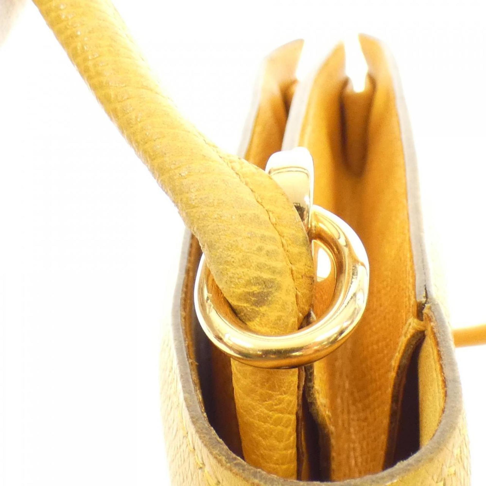 Hermes Jaune Courchevel Leather Shoulder Bag (Pre-Owned)