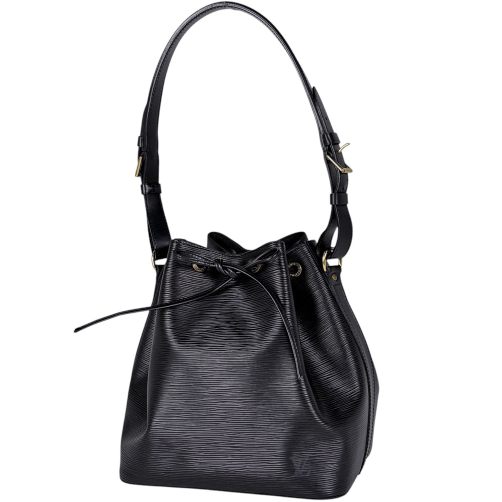 Louis Vuitton Epi Black Noir Epi Leather Shoulder Bag (Pre-Owned)