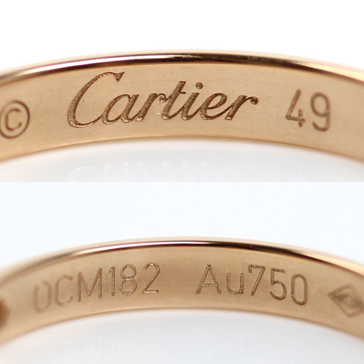 Cartier Pink Gold (18K) Band Ring (Pre-Owned)
