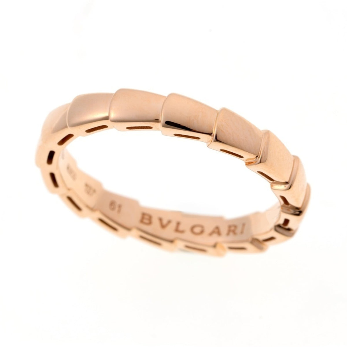 Bvlgari Pink Gold Pink Gold (18K) Band Ring (Pre-Owned)