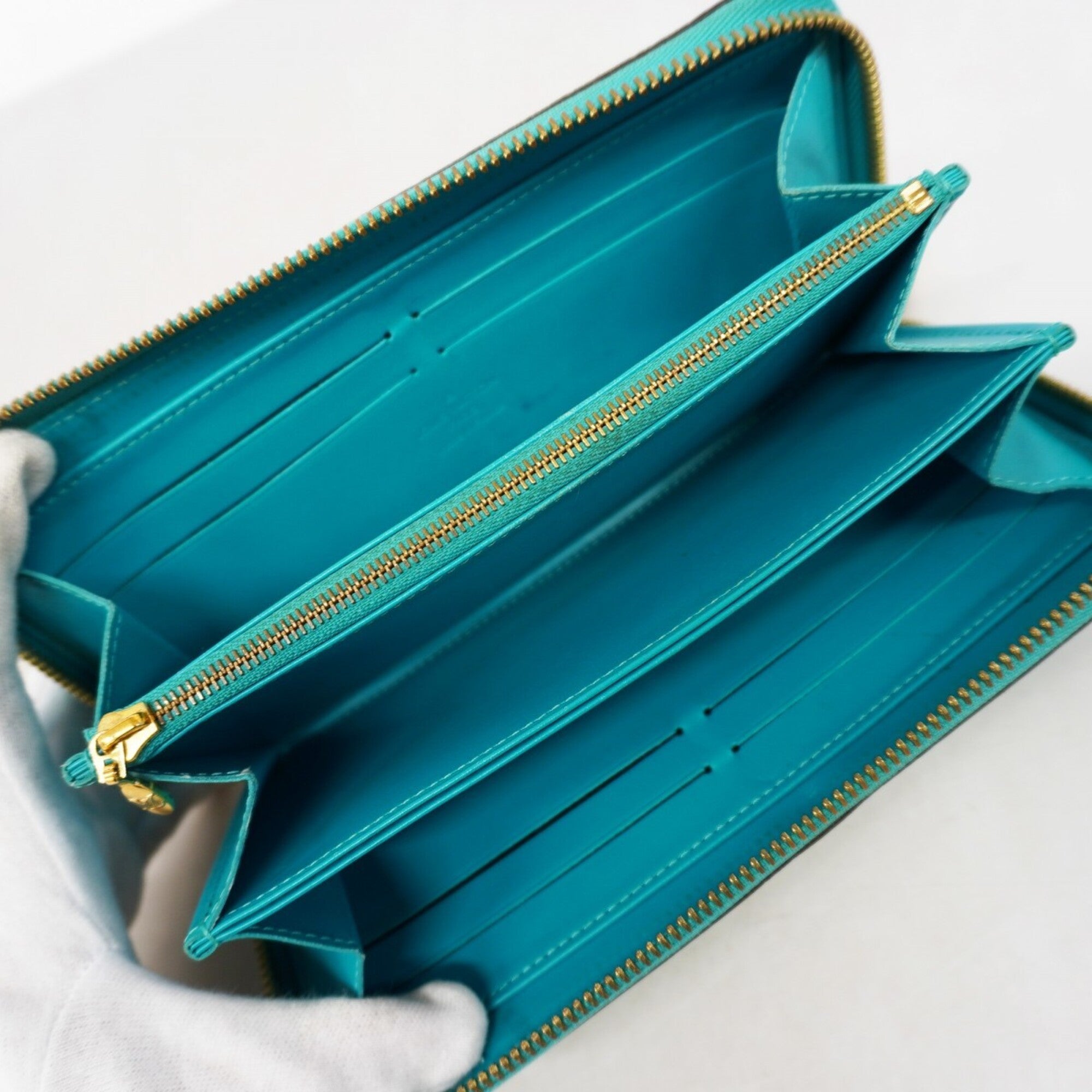 Louis Vuitton Blue Lagon Long Wallet (Bi-Fold) (Pre-Owned)