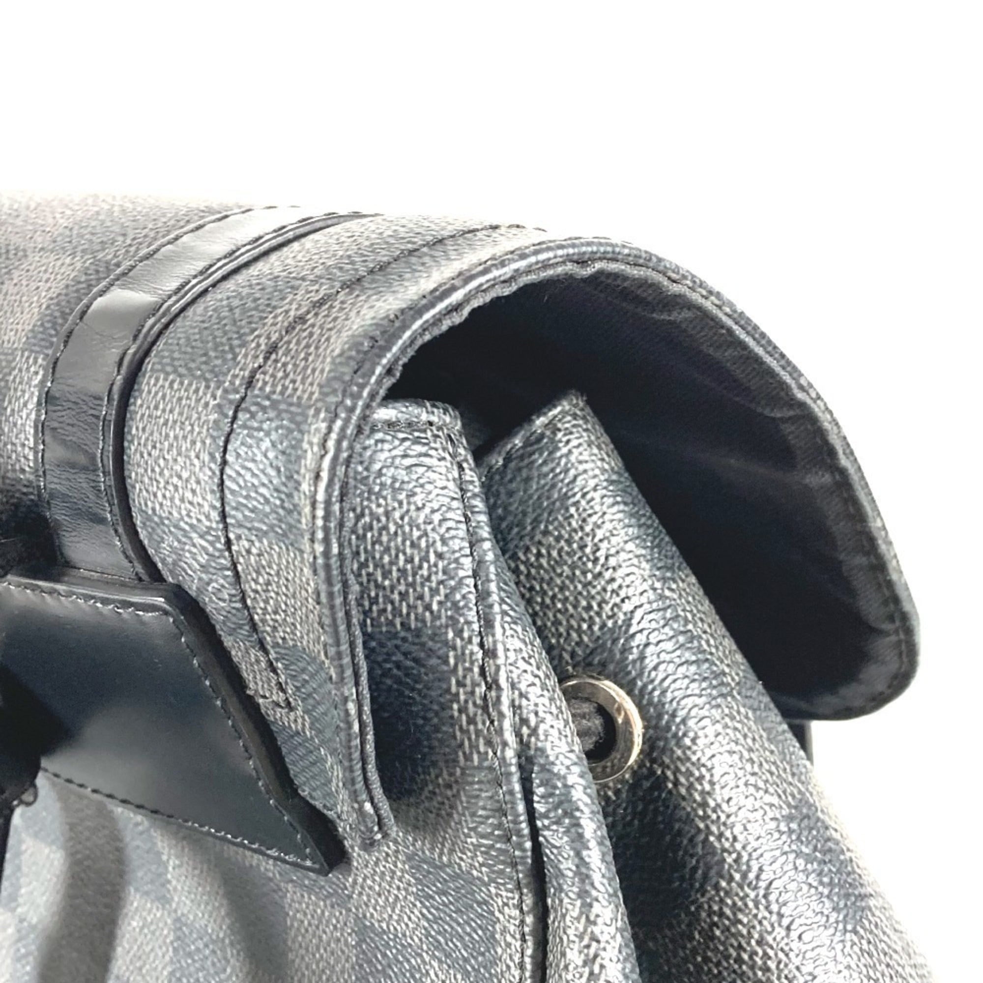Louis Vuitton Black Damier Graphite Backpack (Pre-Owned)