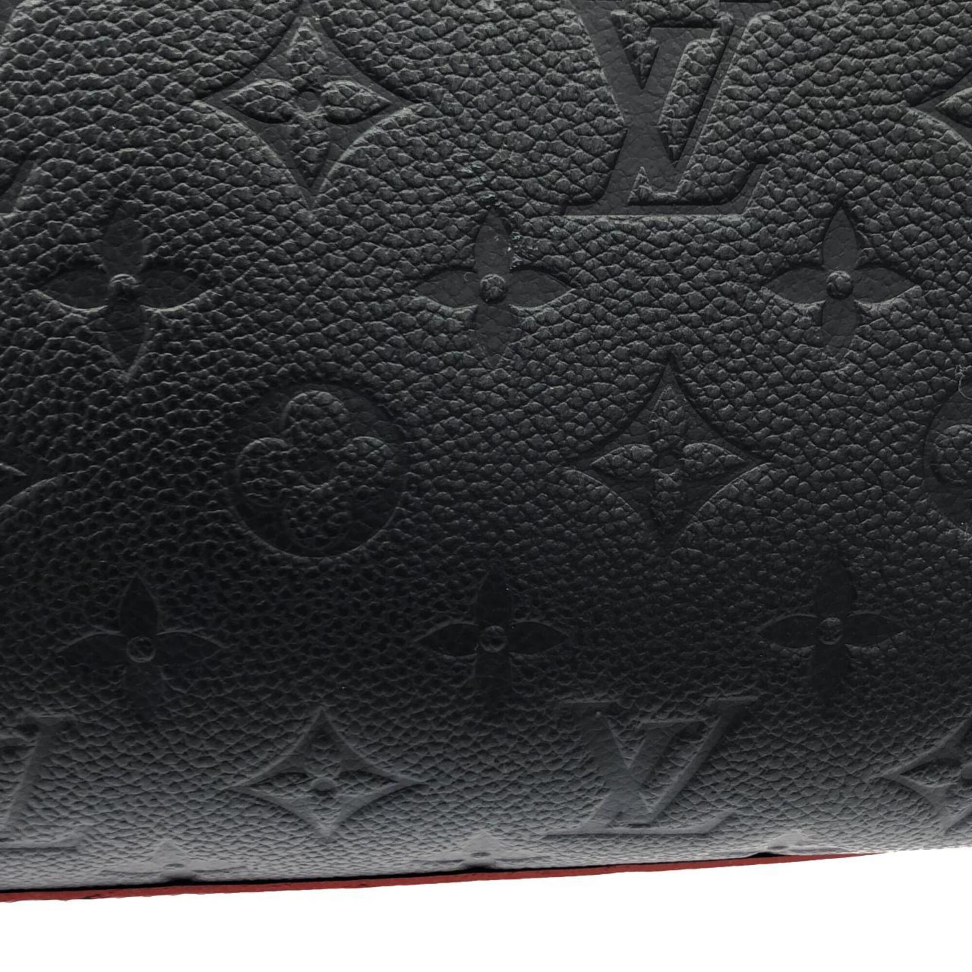 Louis Vuitton Marine Rouge Leather Handbag (Pre-Owned)