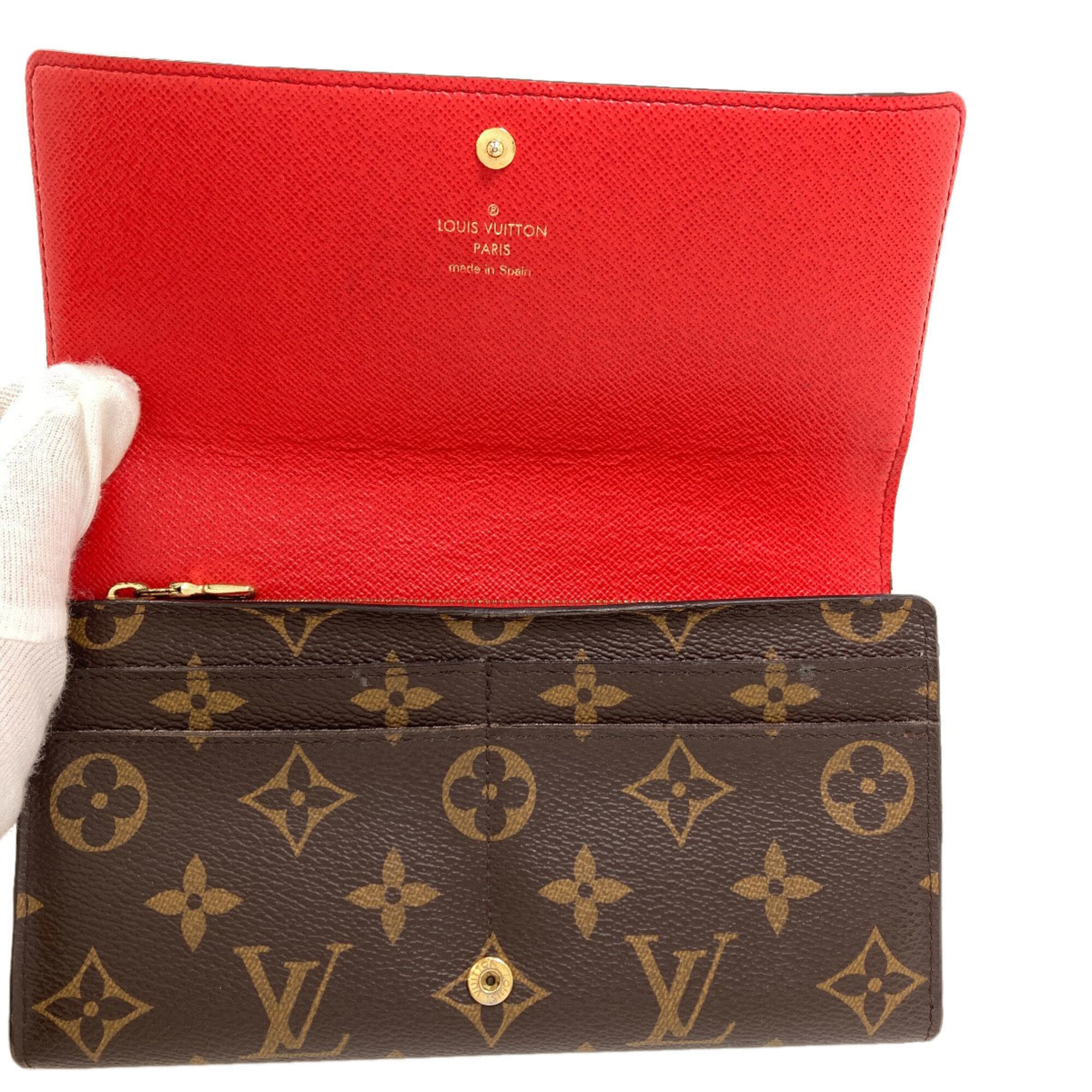 Louis Vuitton Monogram Coquelicots Monogram Monogram Canvas Long Wallet (Bi-Fold) (Pre-Owned)