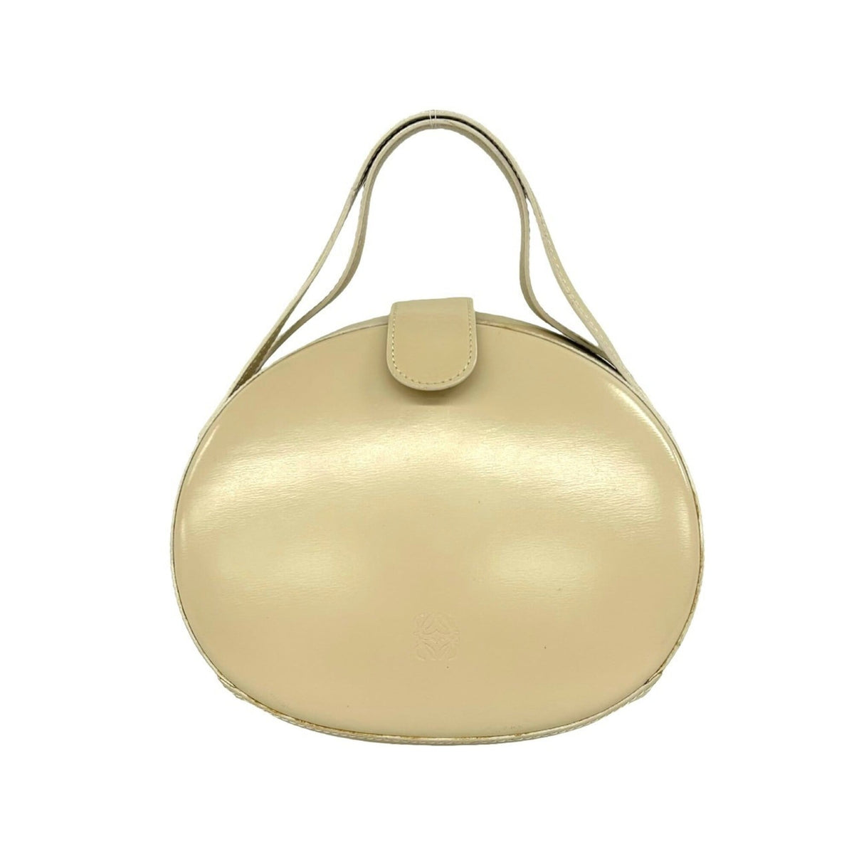 Loewe Beige Leather Handbag Shoulder Bag (Pre-Owned)