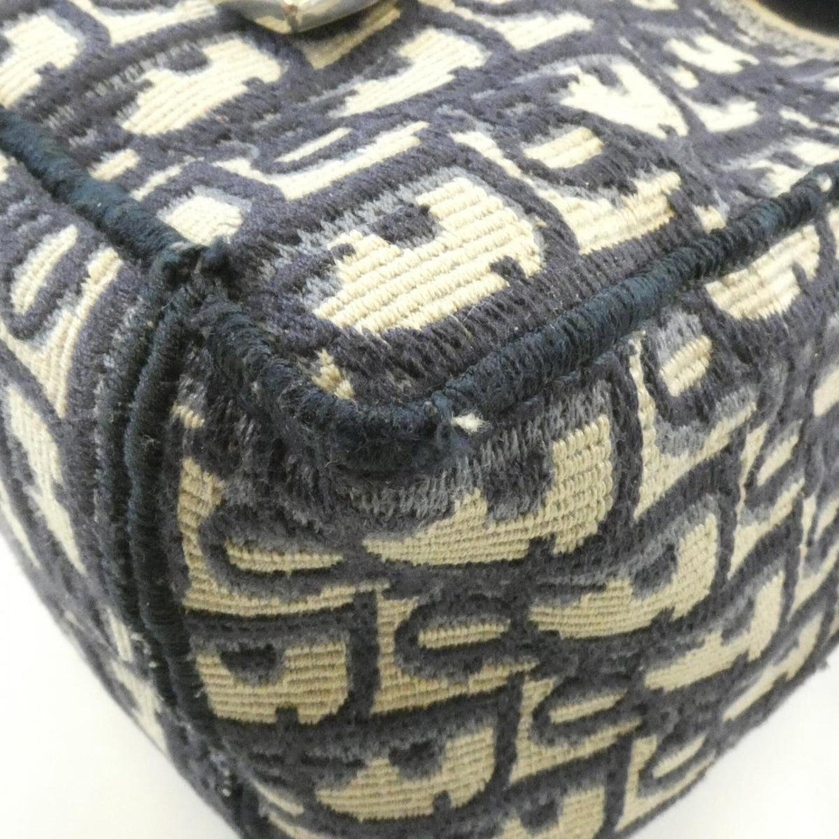 Christian Dior Blue Canvas Shoulder Bag (Pre-Owned)
