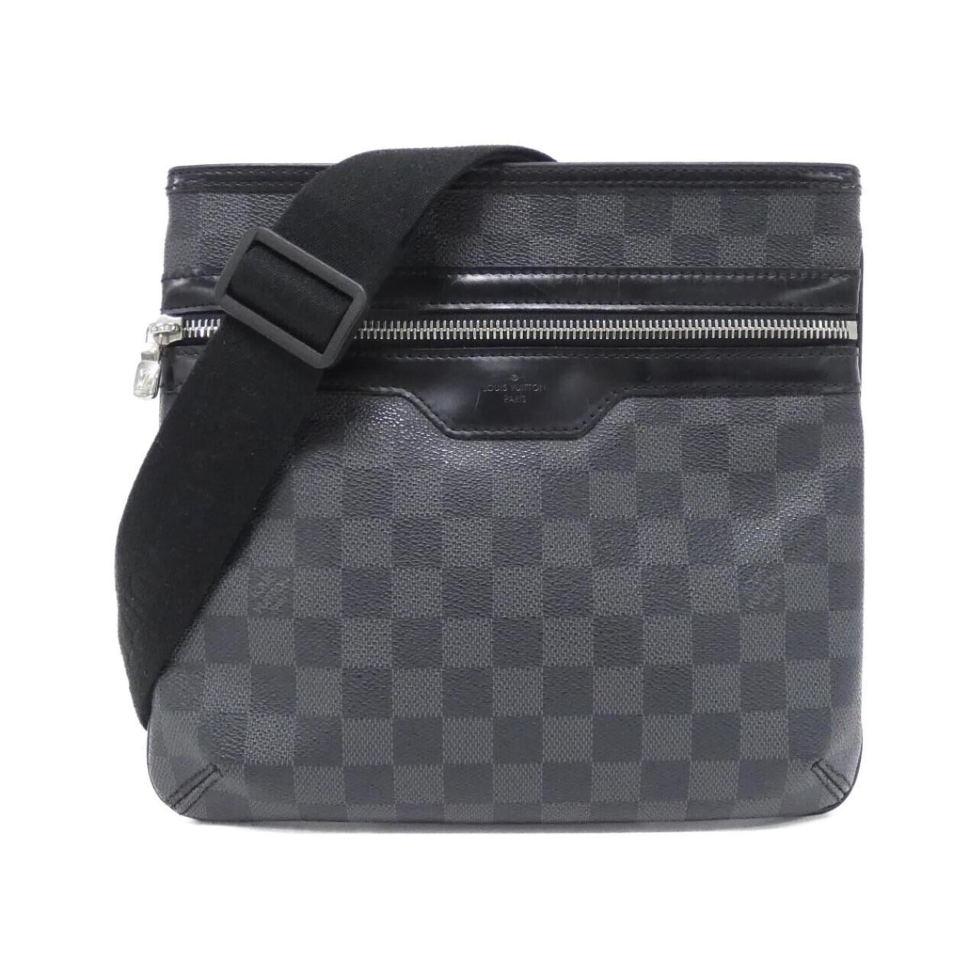 Louis Vuitton Damier Graphite Gray Damier Graphite Shoulder Bag (Pre-Owned)