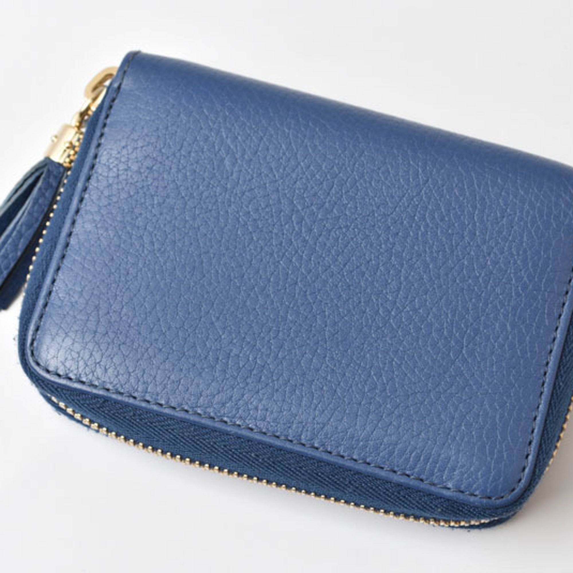 Gucci Blue Leather Coin Purse/Coin Case (Pre-Owned)