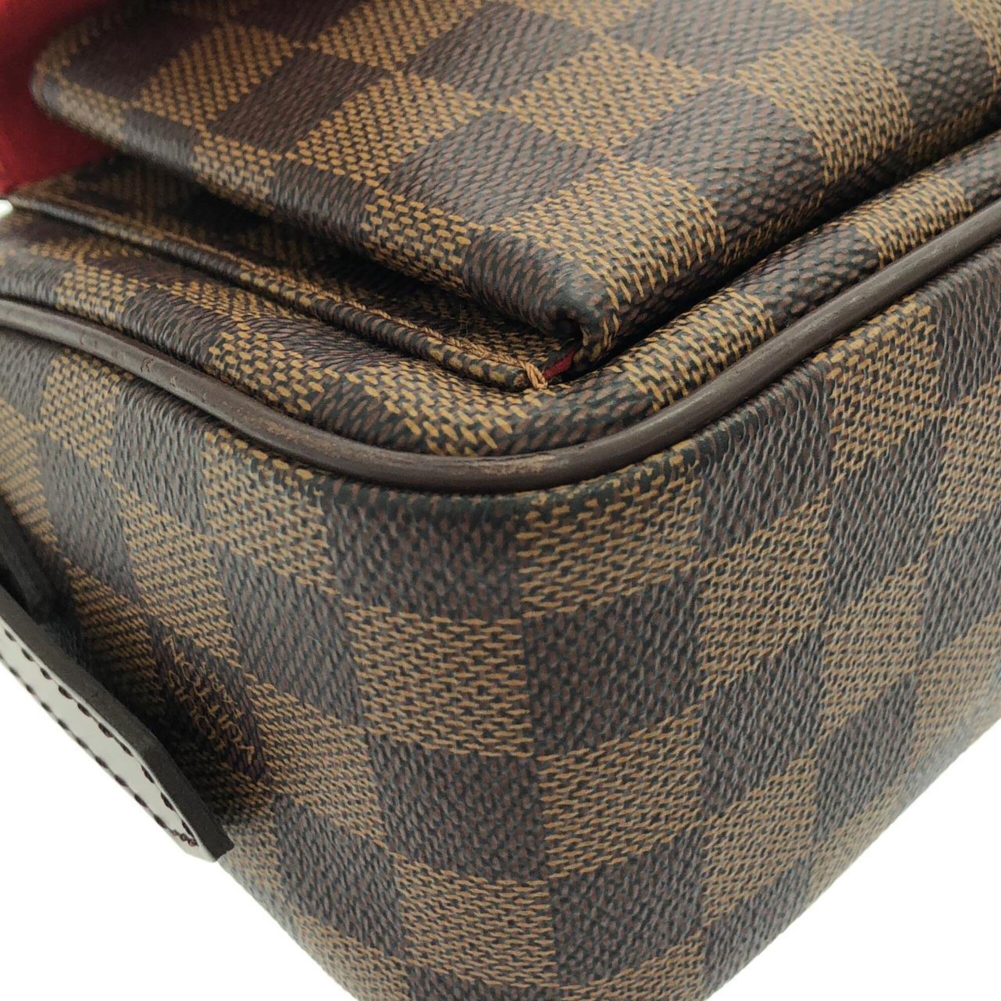 Louis Vuitton Ebene Coated Canvas Shoulder Bag (Pre-Owned)