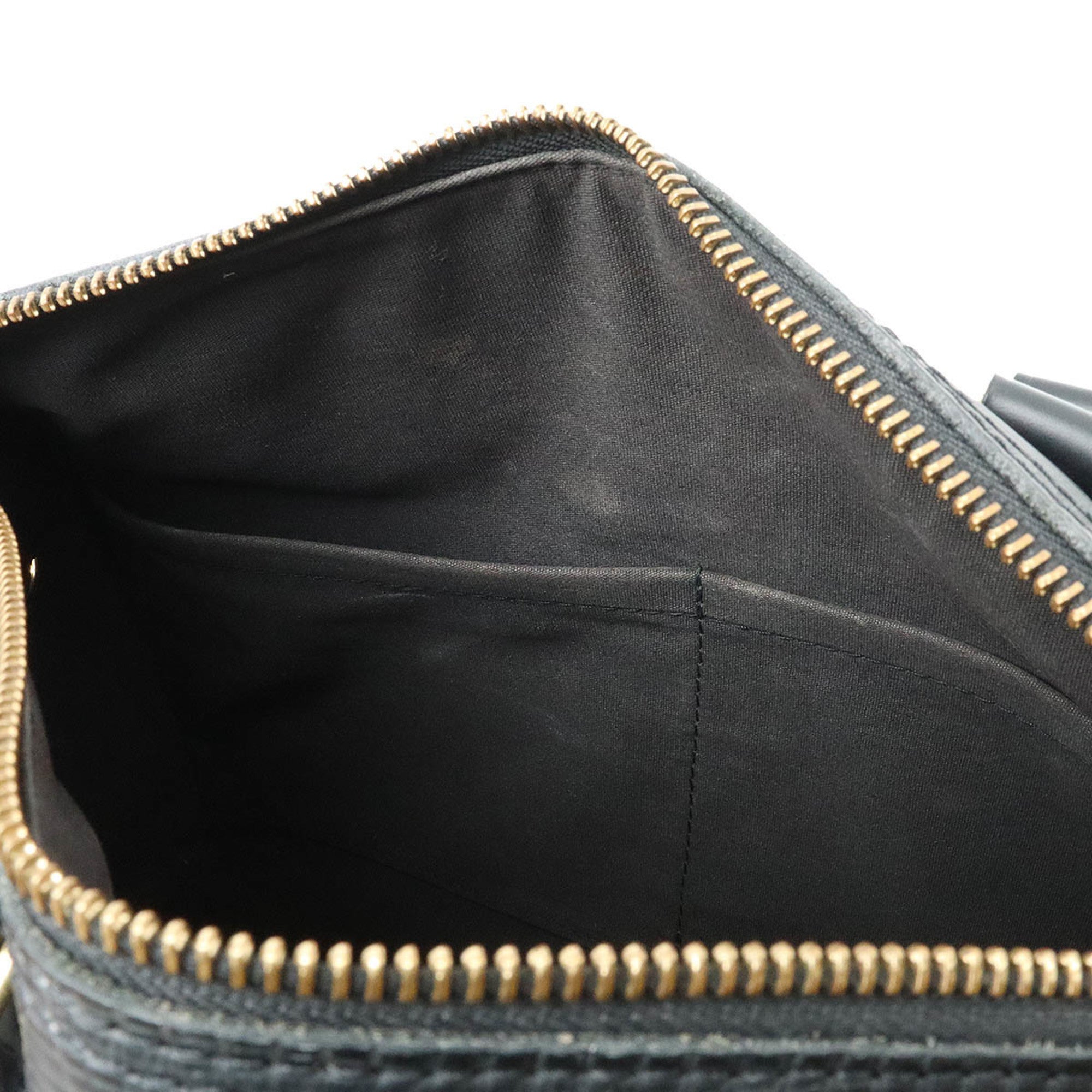 Louis Vuitton Noir Epi Leather Boston Bag Handbag (Pre-Owned)