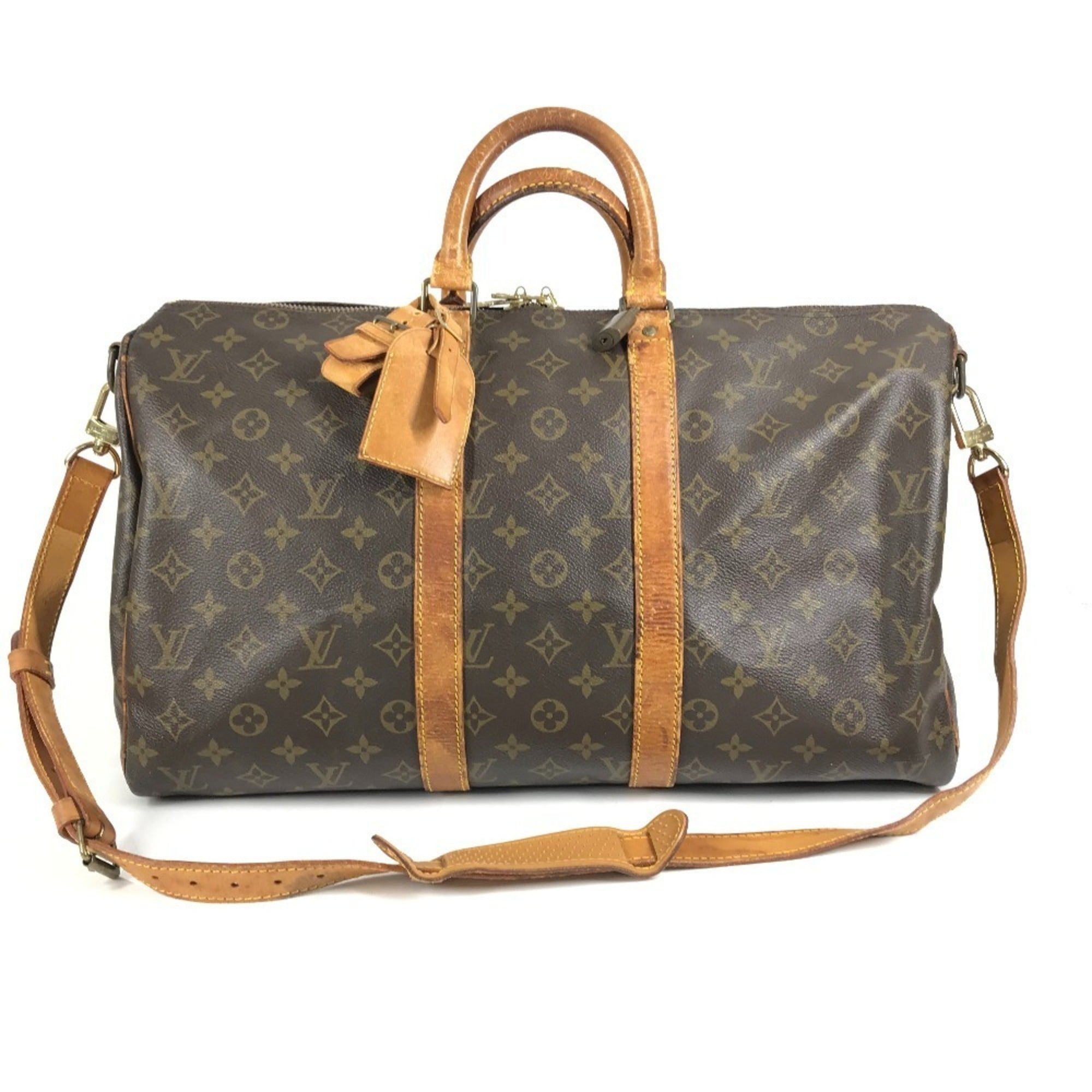 Louis Vuitton Brown Monogram Monogram Canvas Boston Bag (Pre-Owned)