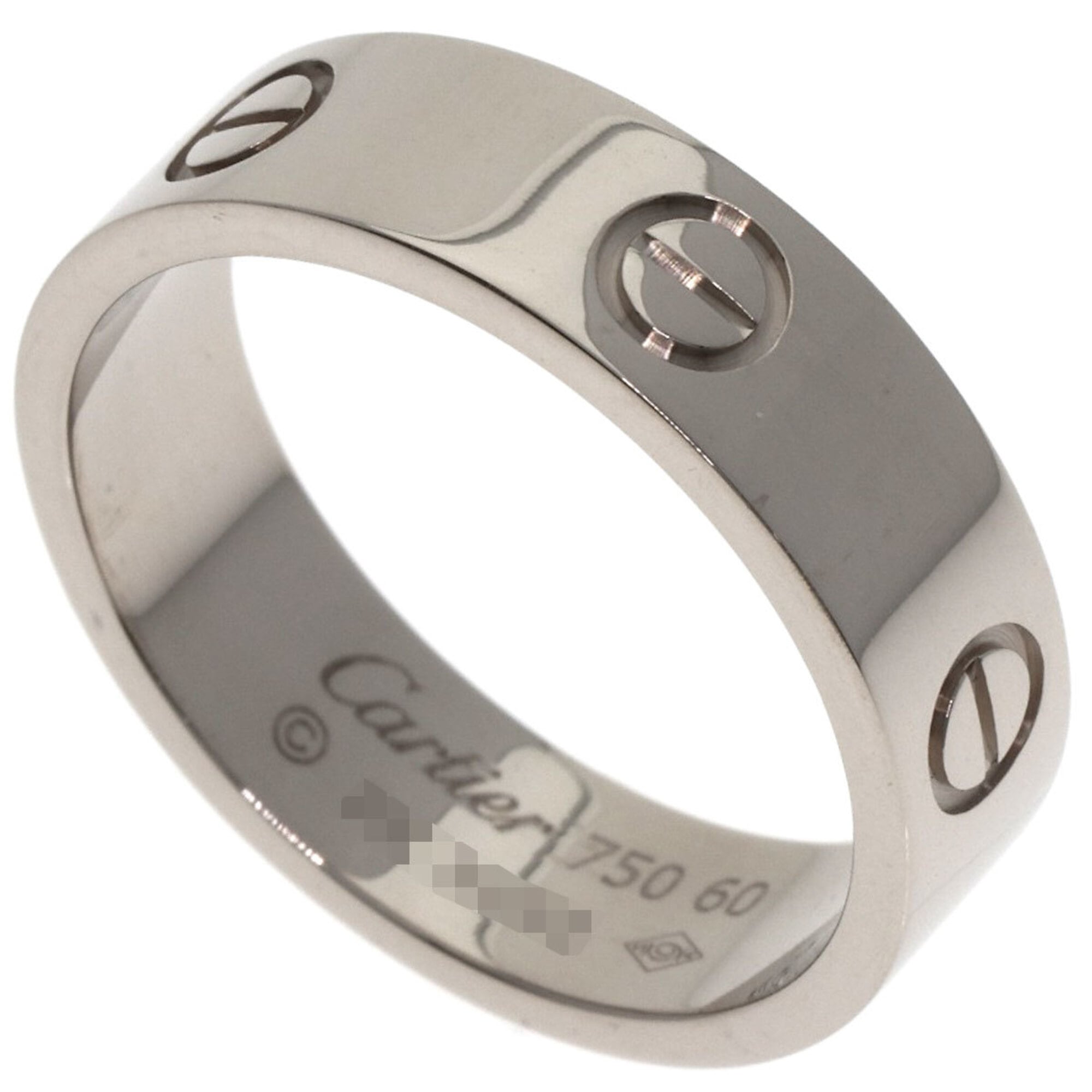 Cartier White Gold (18K) Band Ring (Pre-Owned)