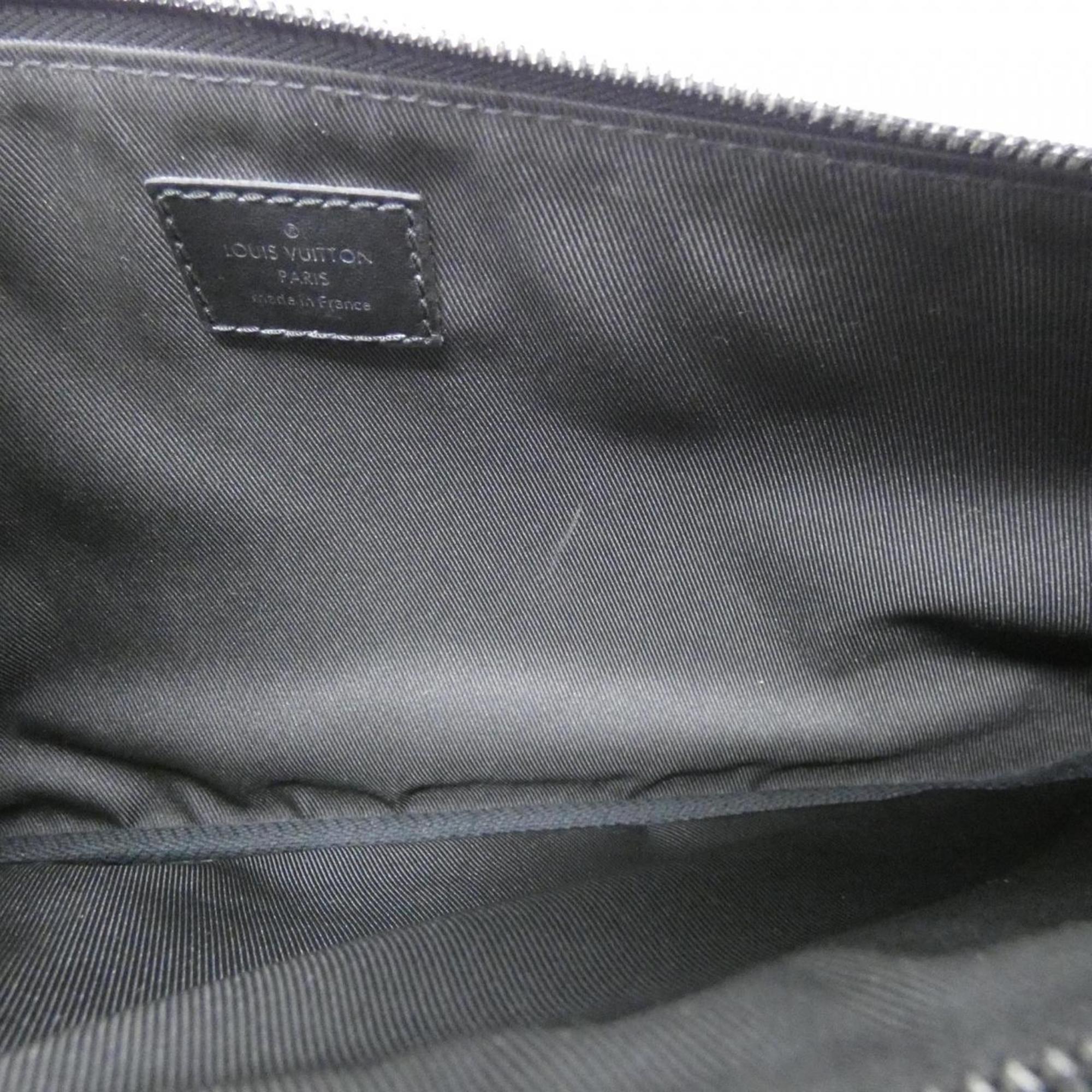 Louis Vuitton Marron Coated Canvas Shoulder Bag (Pre-Owned)