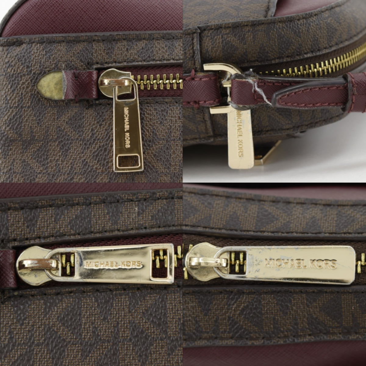 Michael Kors Brown Pvc Shoulder Bag Sling Bag (Pre-Owned)