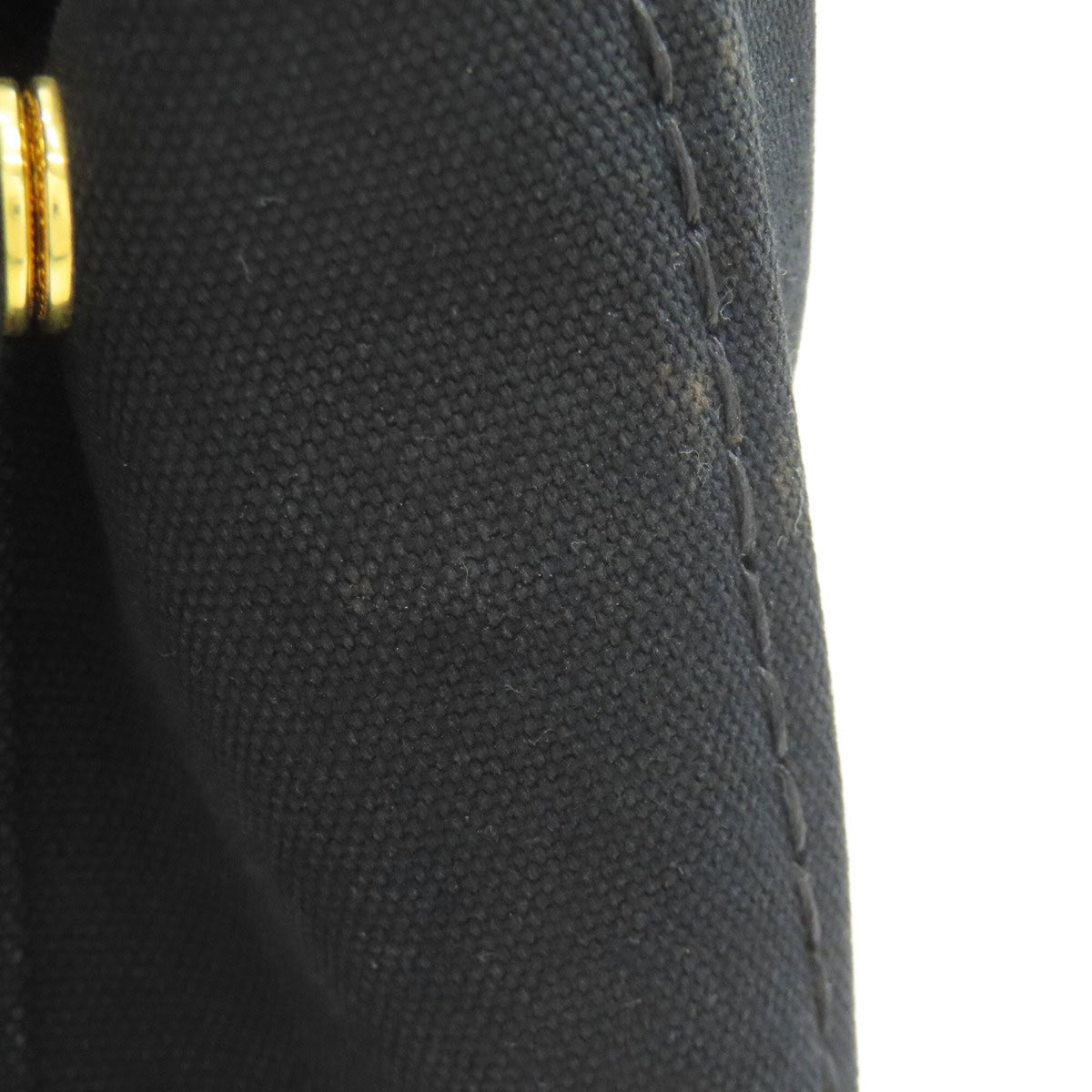 Prada Black Canvas Handbag (Pre-Owned)