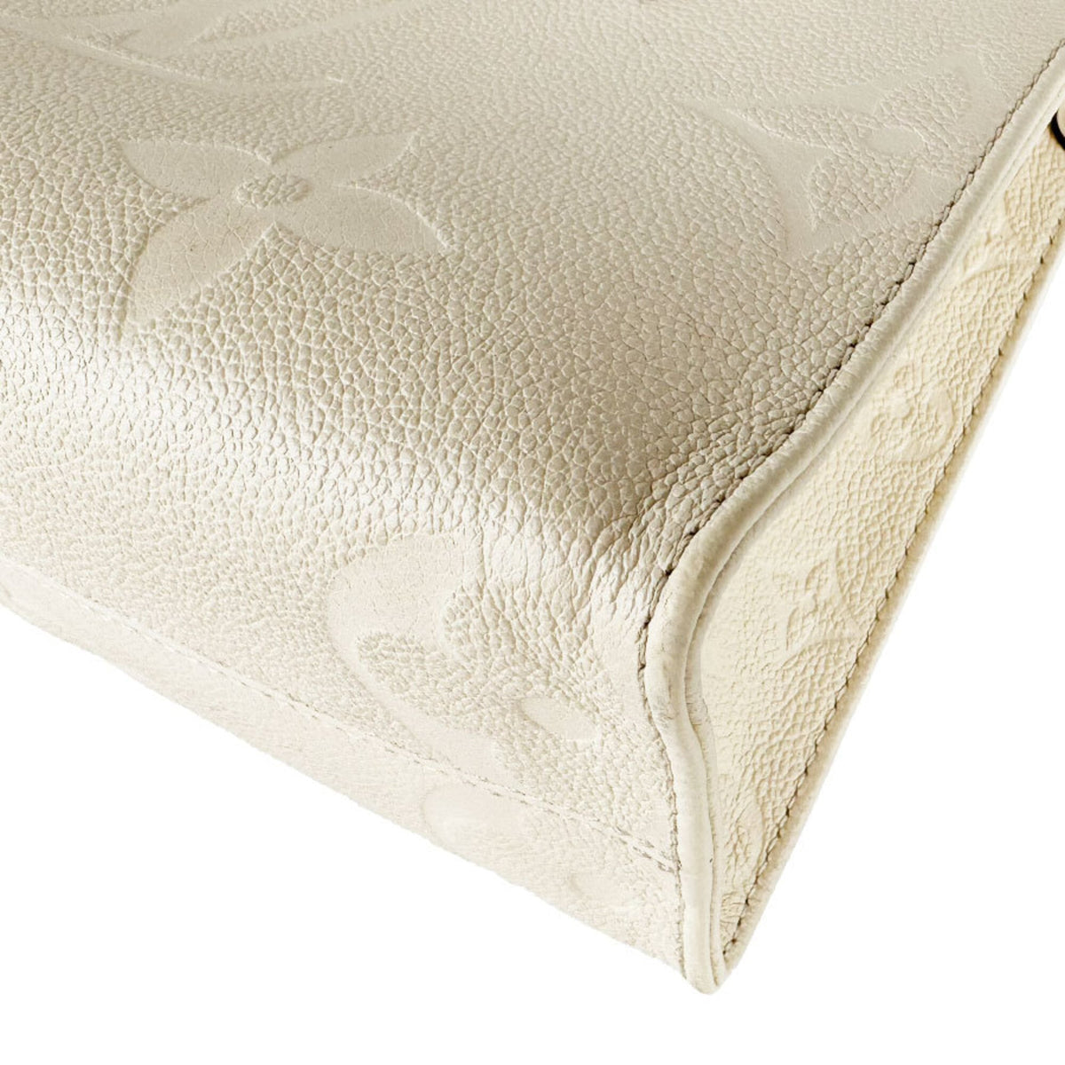 Louis Vuitton Cream Monogram Empreinte Handbag Shoulder Bag (Pre-Owned)