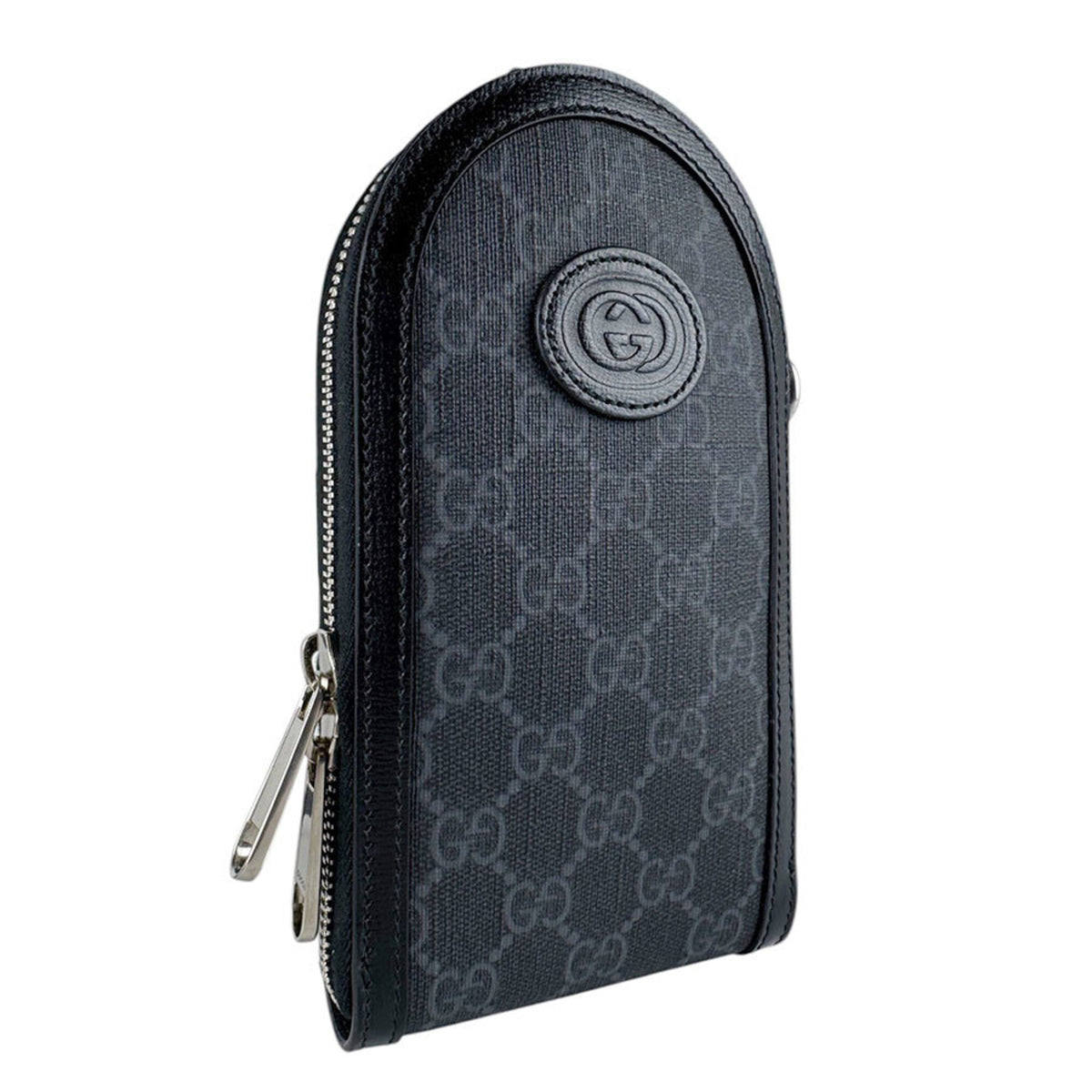 Gucci Black Gg Supreme Pouch Shoulder Bag (Pre-Owned)