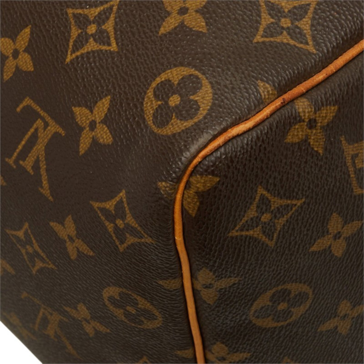 Louis Vuitton Monogram Brown Pvc Leather Boston Bag (Pre-Owned)