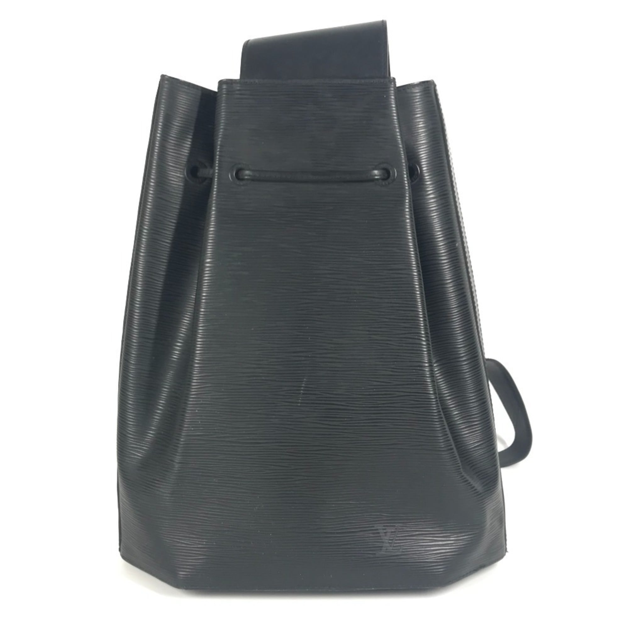 Louis Vuitton Black Noir Epi Leather Shoulder Bag (Pre-Owned)