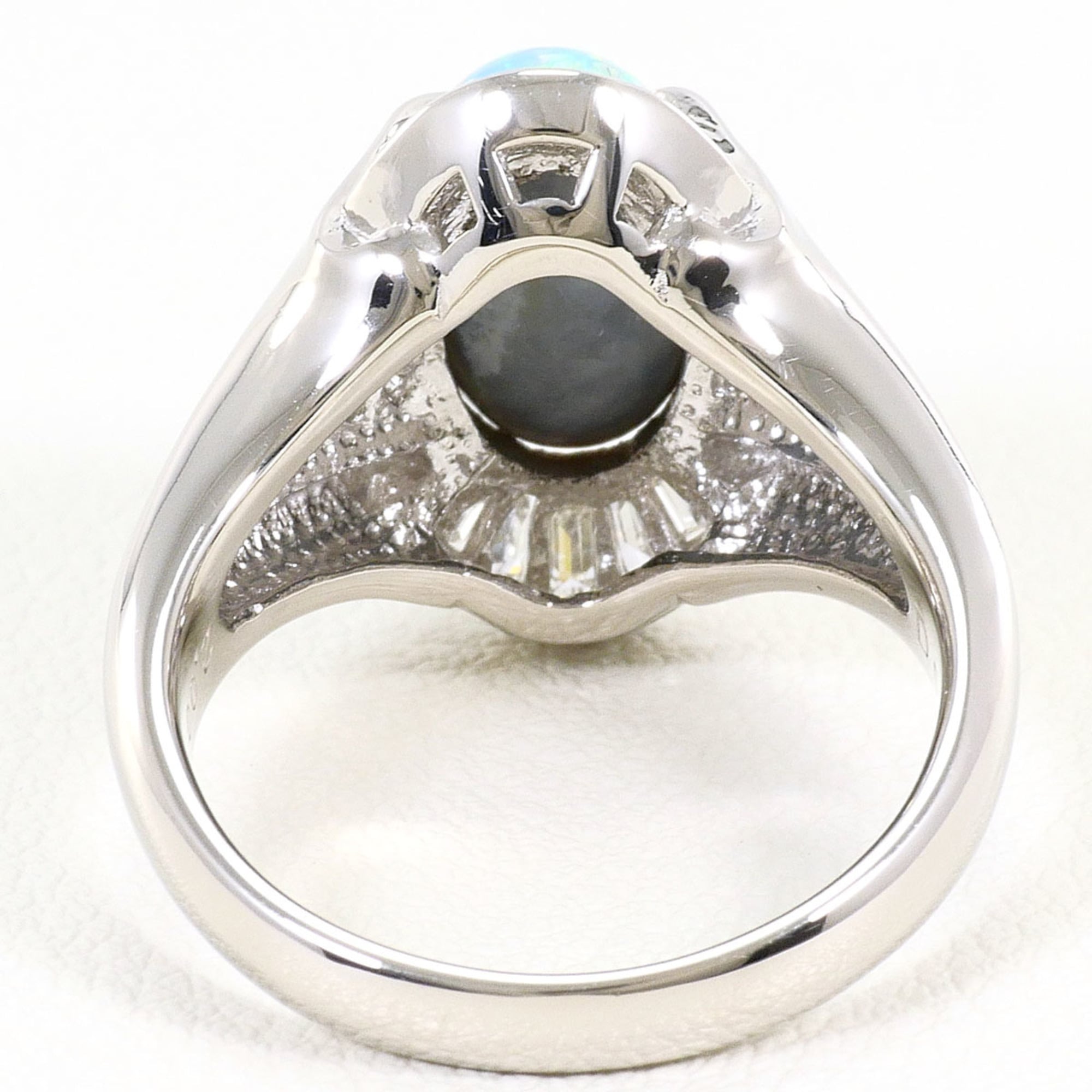 Unbranded Black Platinum Platinum 900 Band Ring (Pre-Owned)