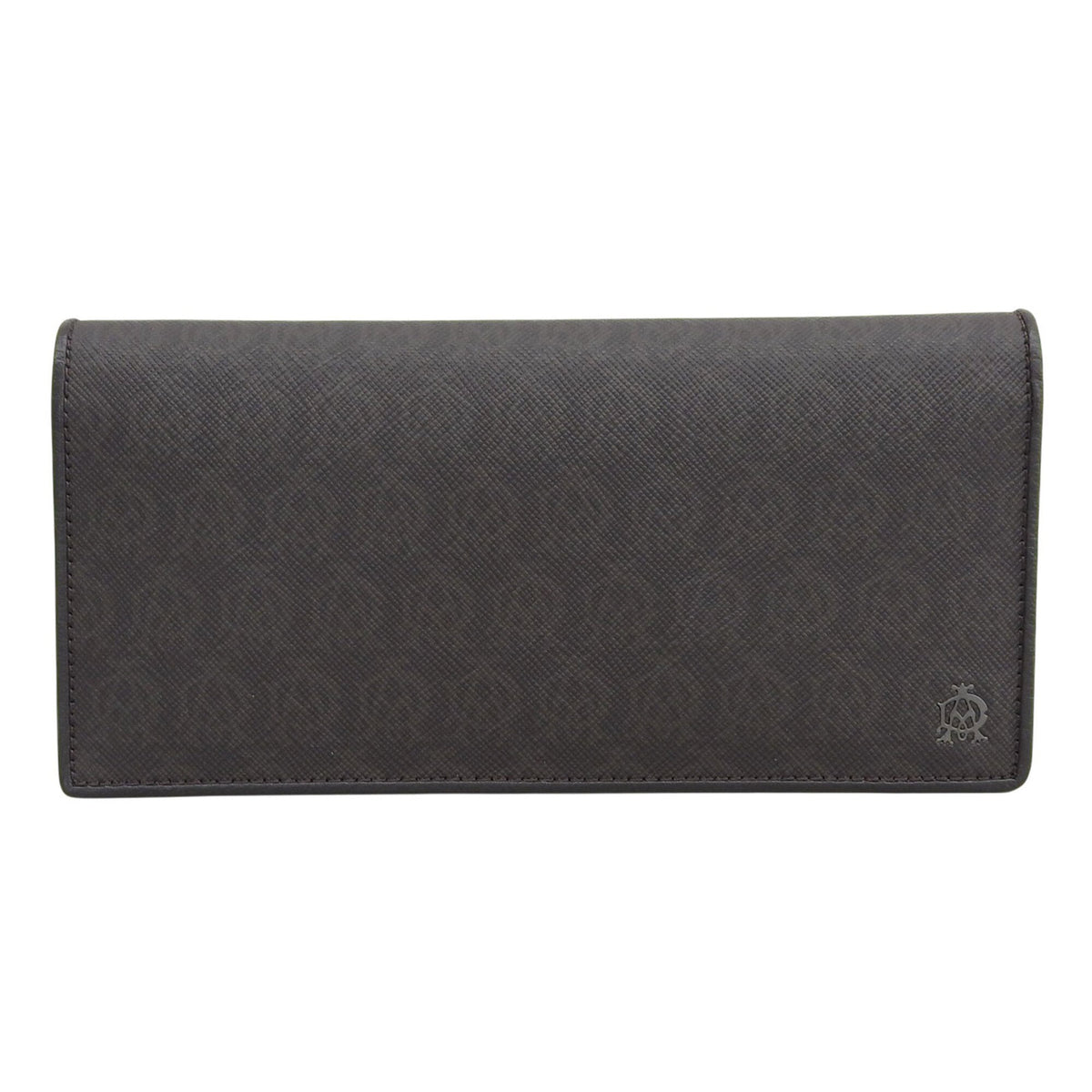 Dunhill Dark Brown Pvc Leather Long Wallet (Bi-Fold) (Pre-Owned)