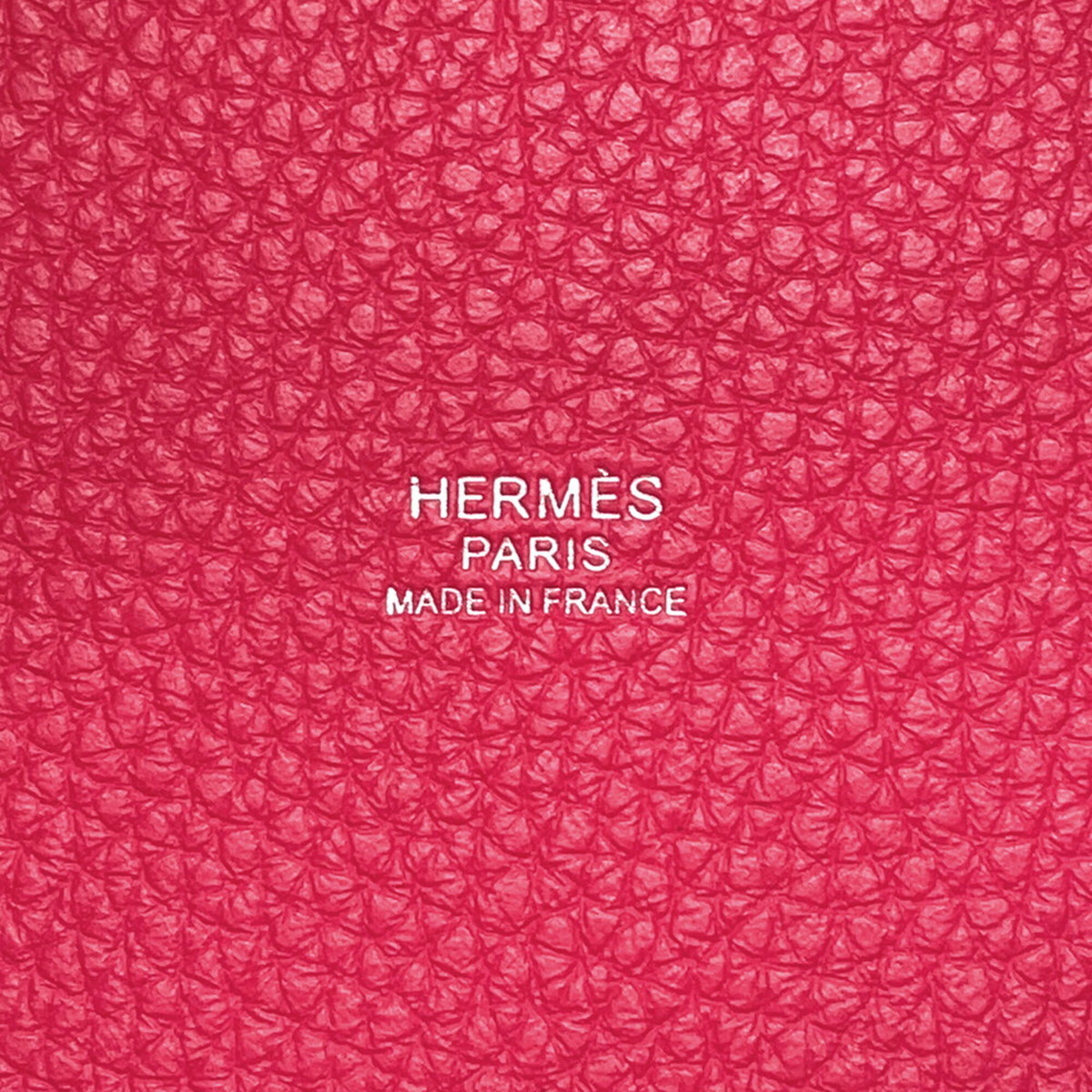 Hermes Picotin Pink Taurillon Clemence Leather Handbag (Pre-Owned)