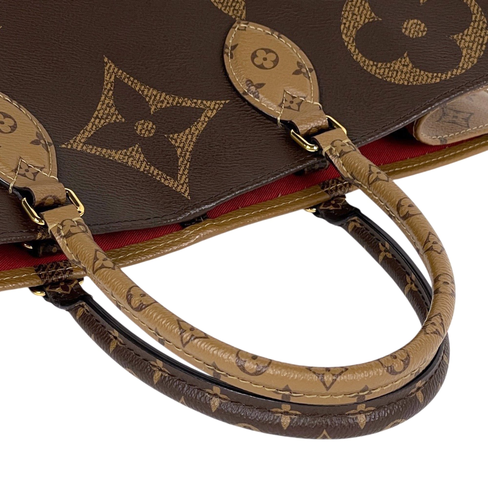 Louis Vuitton Brown Monogram Reverse Shoulder Bag Tote Bag (Pre-Owned)