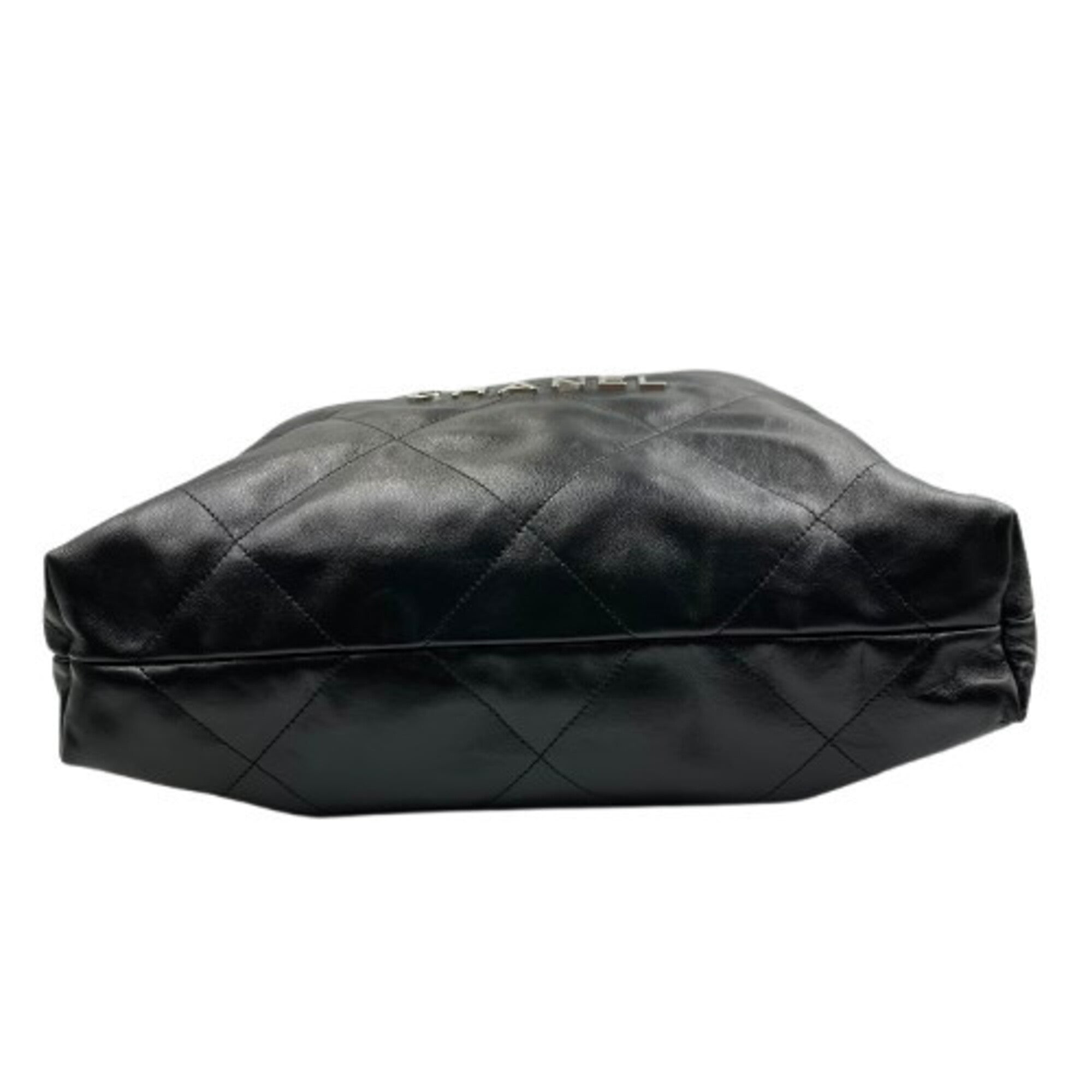 Chanel Black Leather Shoulder Bag (Pre-Owned)