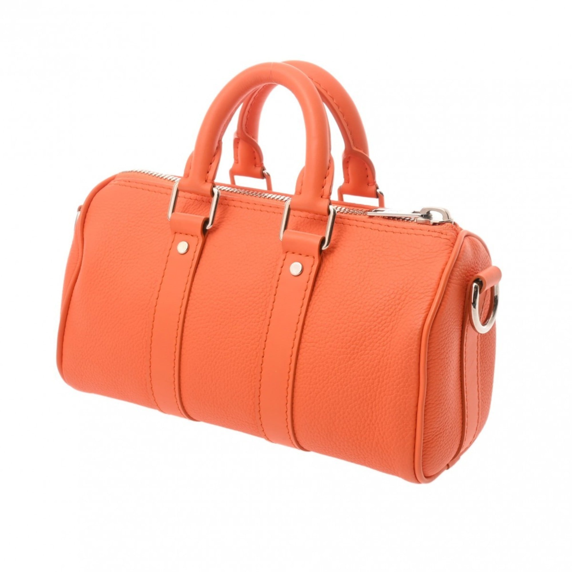 Louis Vuitton Orange Leather Handbag (Pre-Owned)