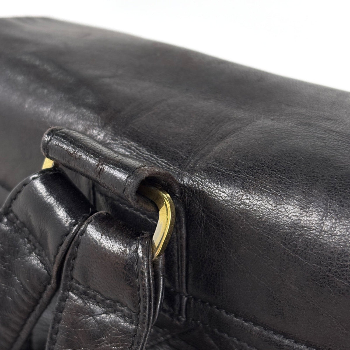 Chanel Matelasse Black Leather Backpack (Pre-Owned)