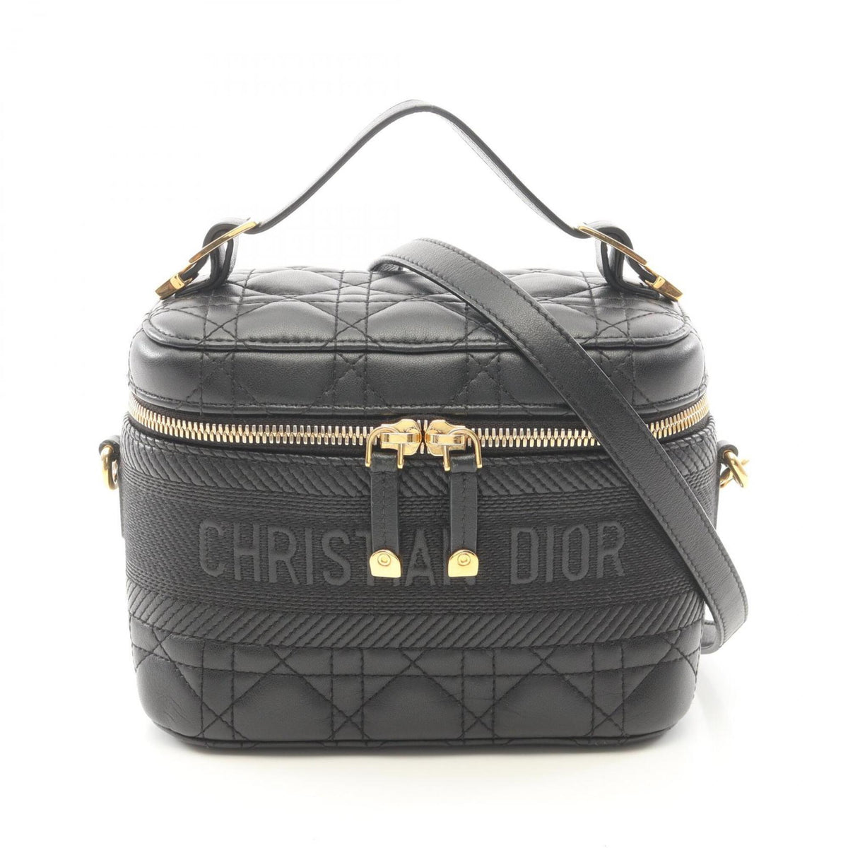 Christian Dior Black Leather Handbag (Pre-Owned)