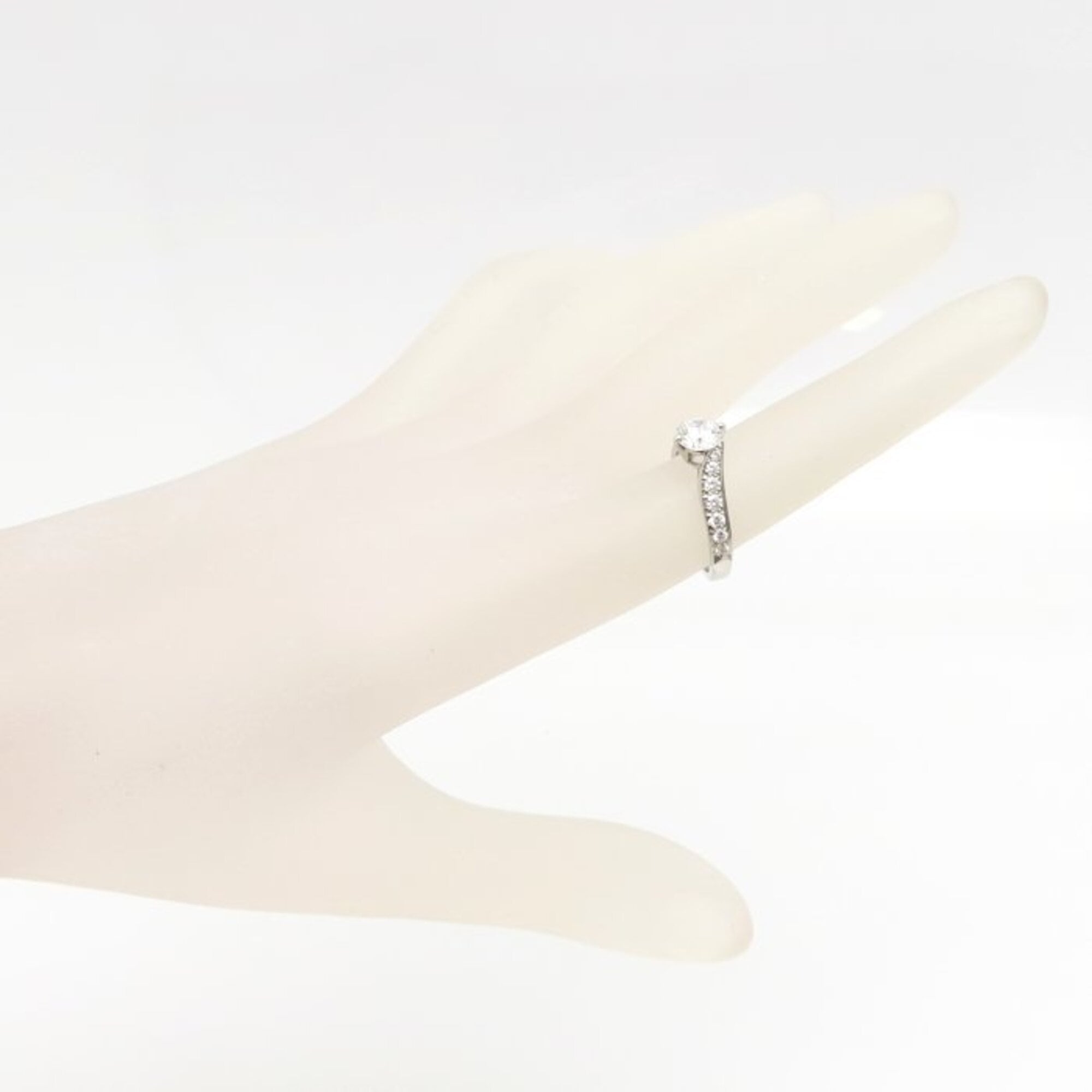 Van Cleef & Arpels Platinum 950 Band Ring (Pre-Owned)