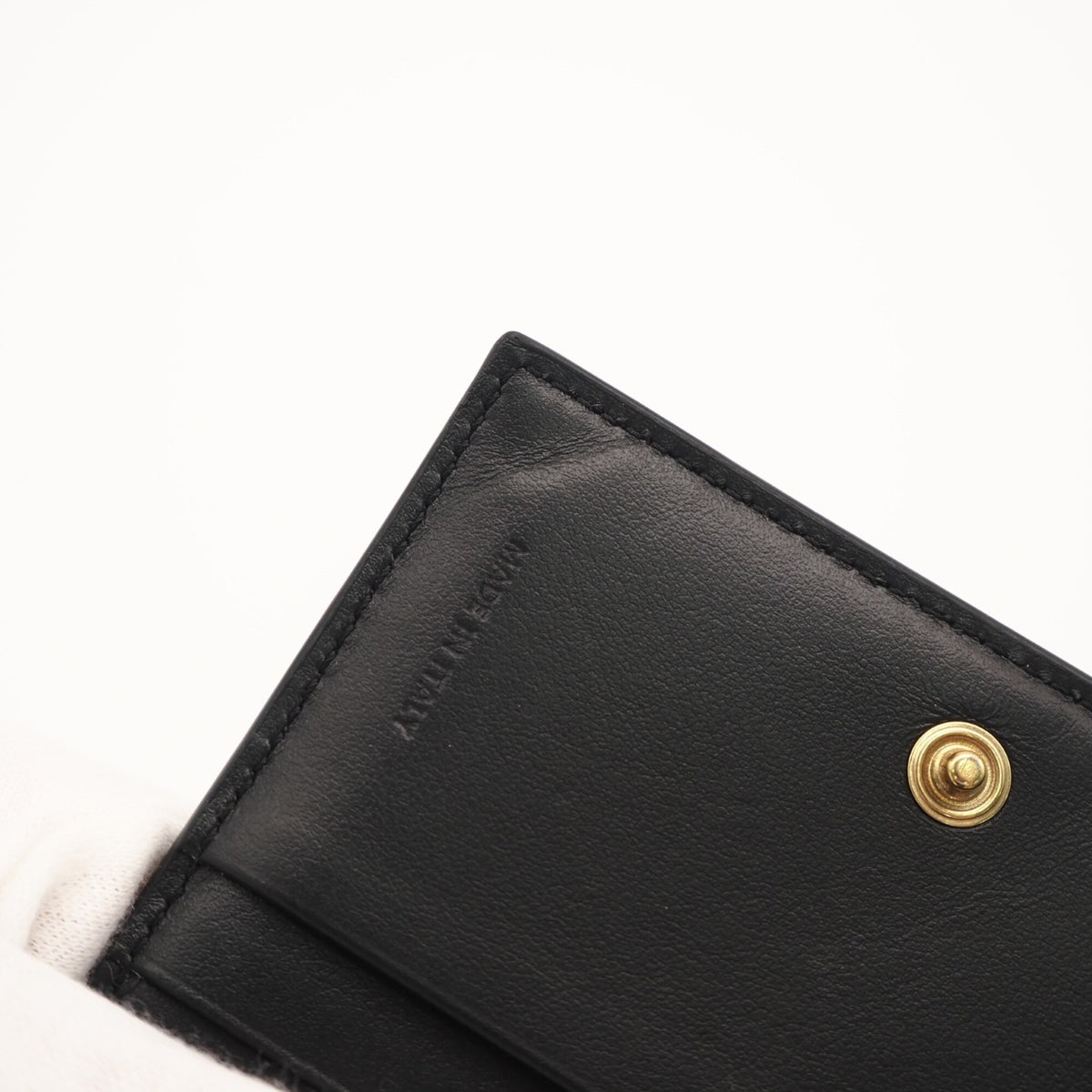 Celine Black Leather Wallet (Bi-Fold) (Pre-Owned)