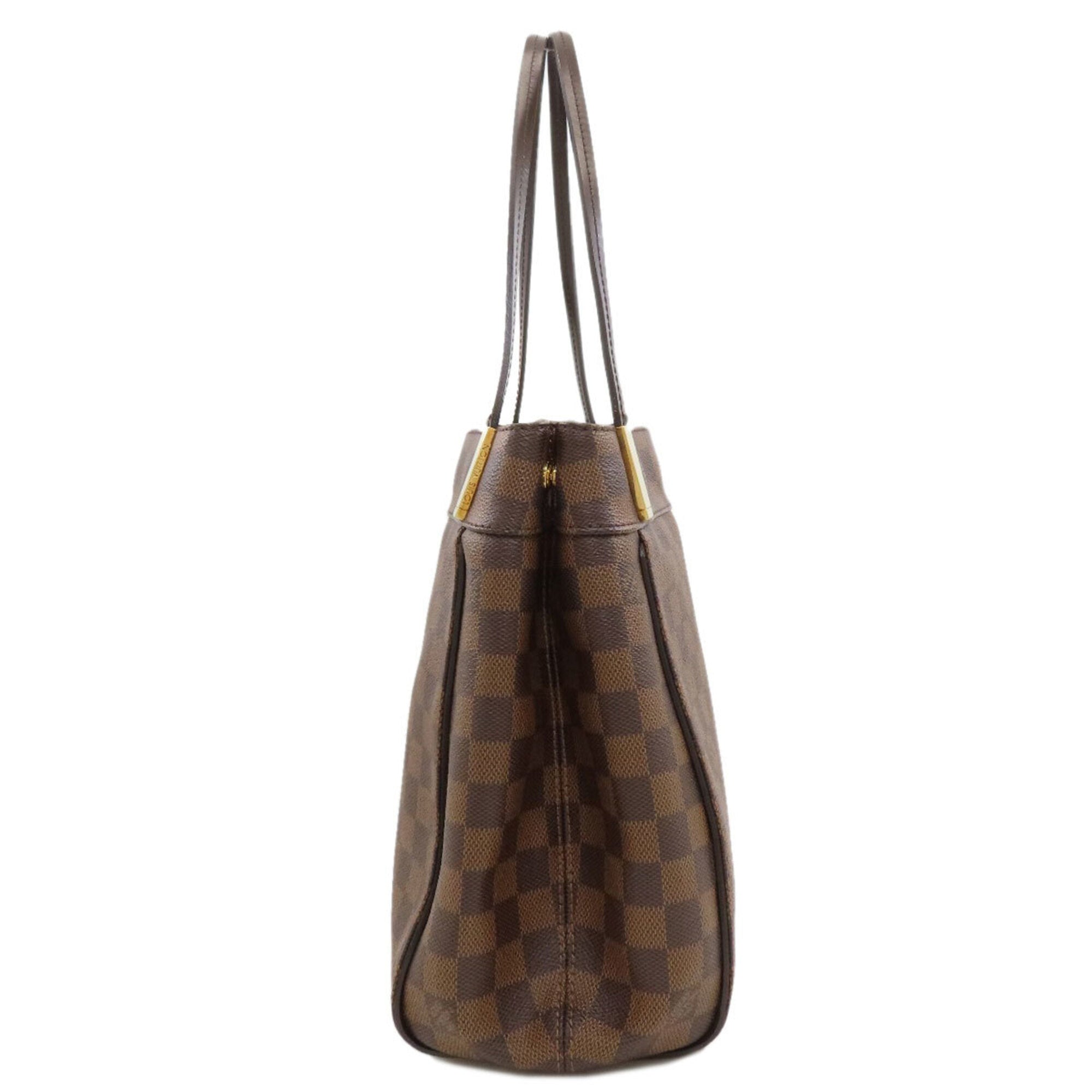 Louis Vuitton Damier Damier Canvas Ebene Damier Canvas Tote Bag (Pre-Owned)
