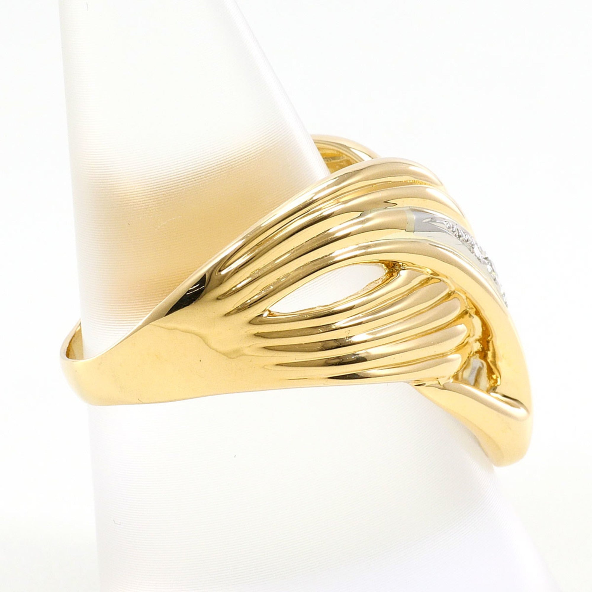 Unbranded Platinum Yellow Gold Yellow Gold (18K) Platinum 900 Band Ring (Pre-Owned)