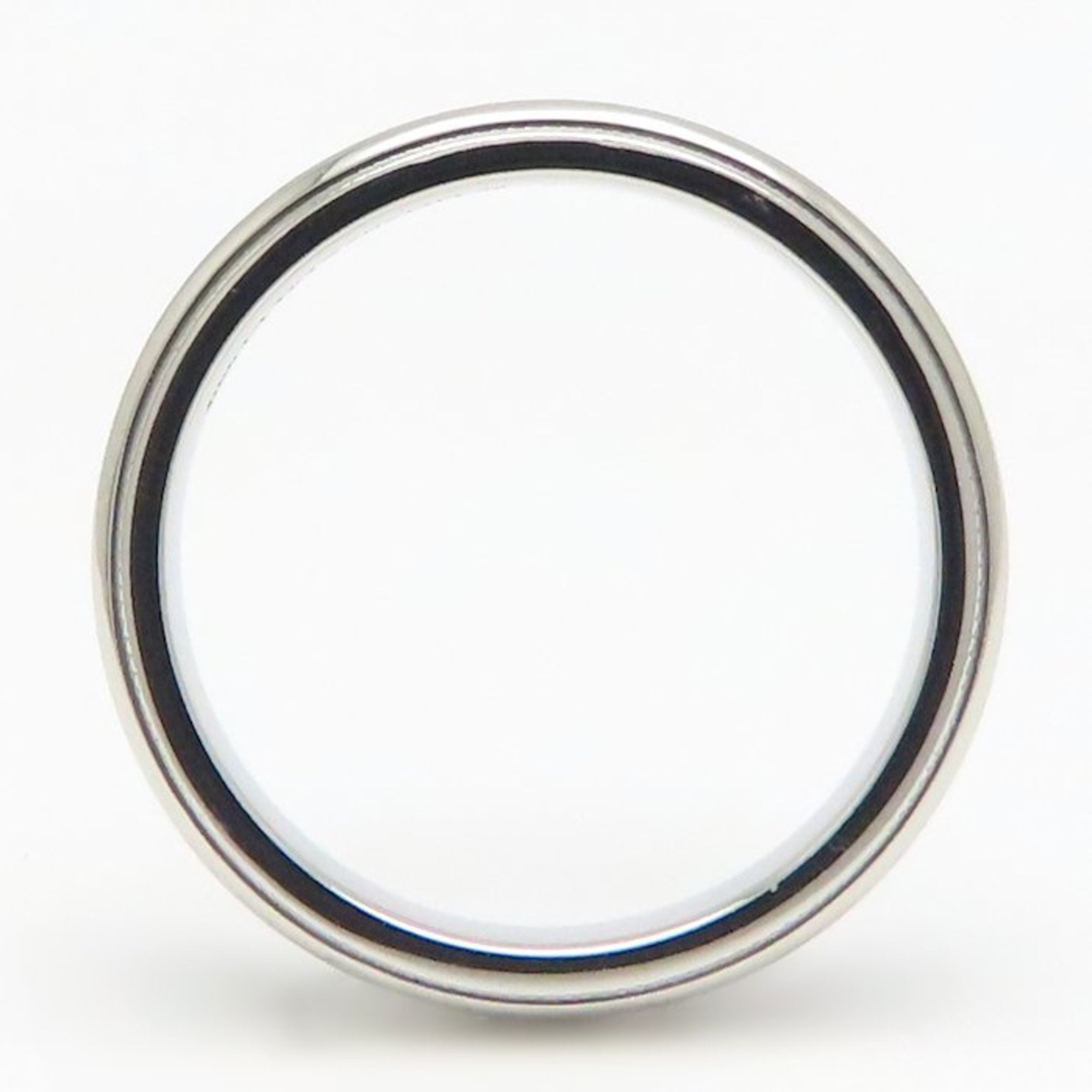Tiffany Platinum Platinum 950 Band Ring (Pre-Owned)