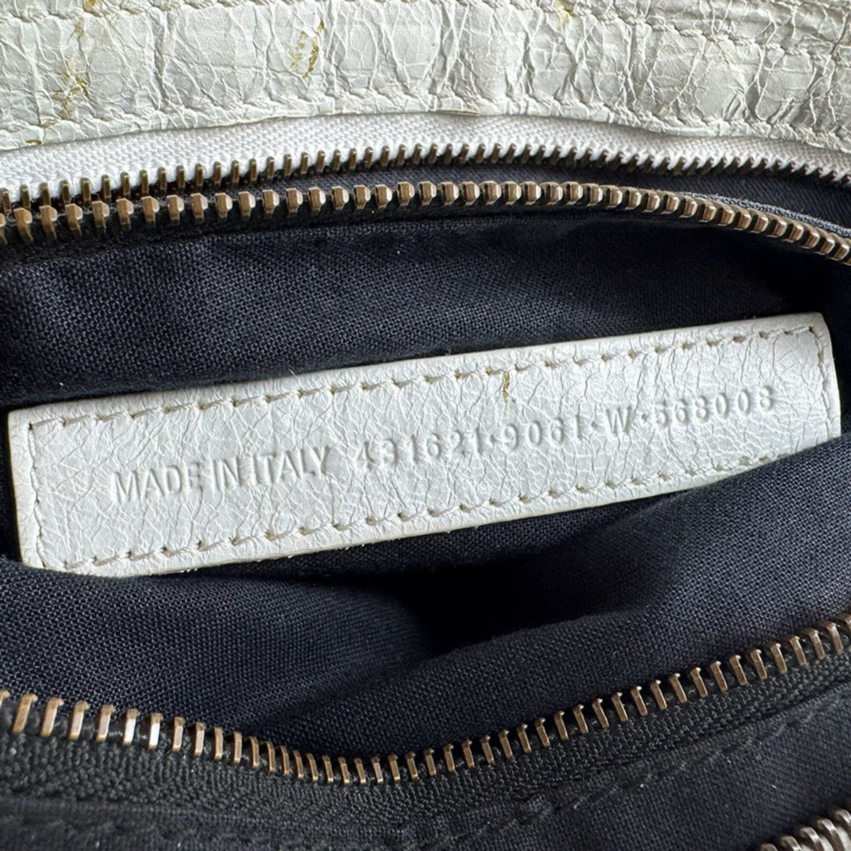 Balenciaga Black Pink White Leather Handbag (Pre-Owned)