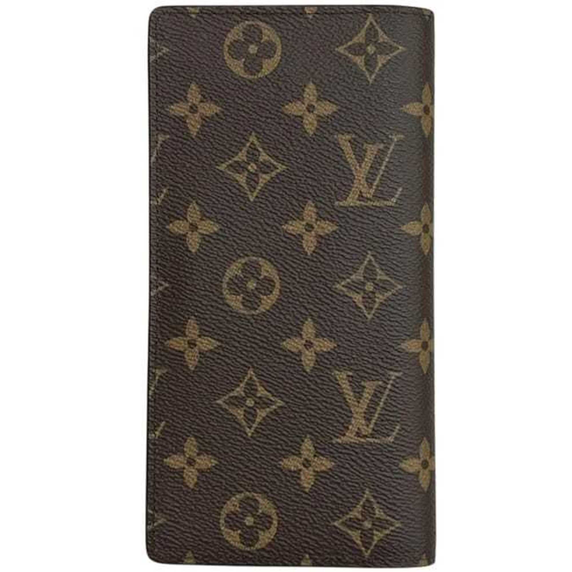 Louis Vuitton Monogram Brown Monogram Long Wallet (Bi-Fold) (Pre-Owned)