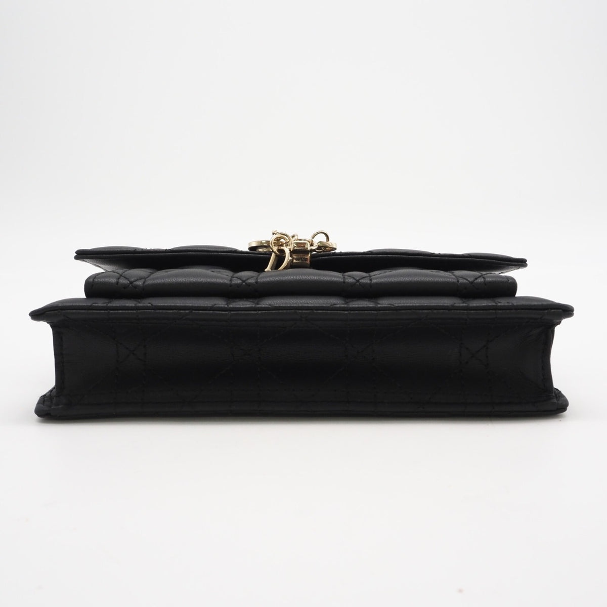 Christian Dior Black Leather Shoulder Bag (Pre-Owned)