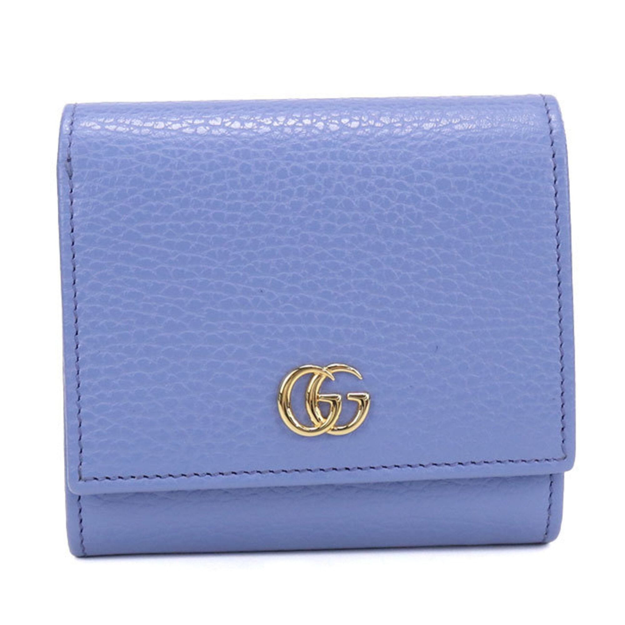 Gucci Blue Leather Wallet (Bi-Fold) (Pre-Owned)