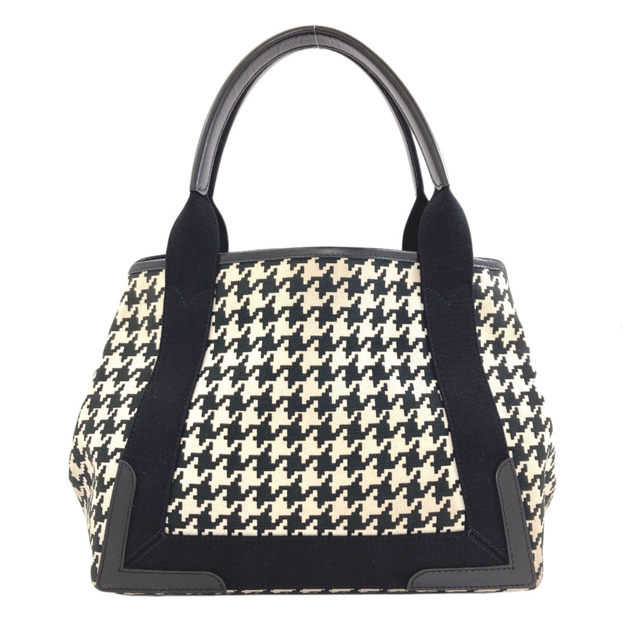 Balenciaga Black White Canvas Tote Bag (Pre-Owned)