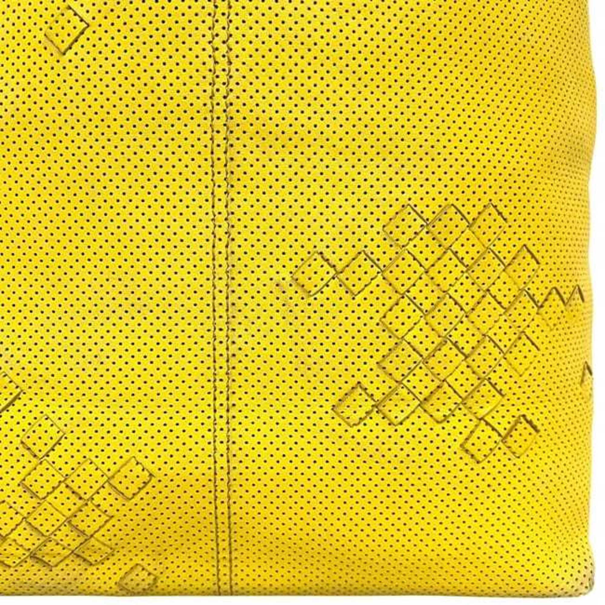 Bottega Veneta Yellow Intrecciato Tote Bag (Pre-Owned)