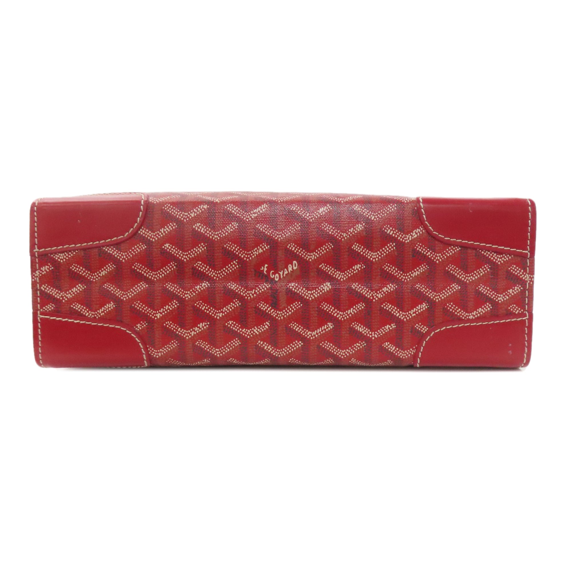 Goyard Red Color Coated Canvas Tote Bag (Pre-Owned)